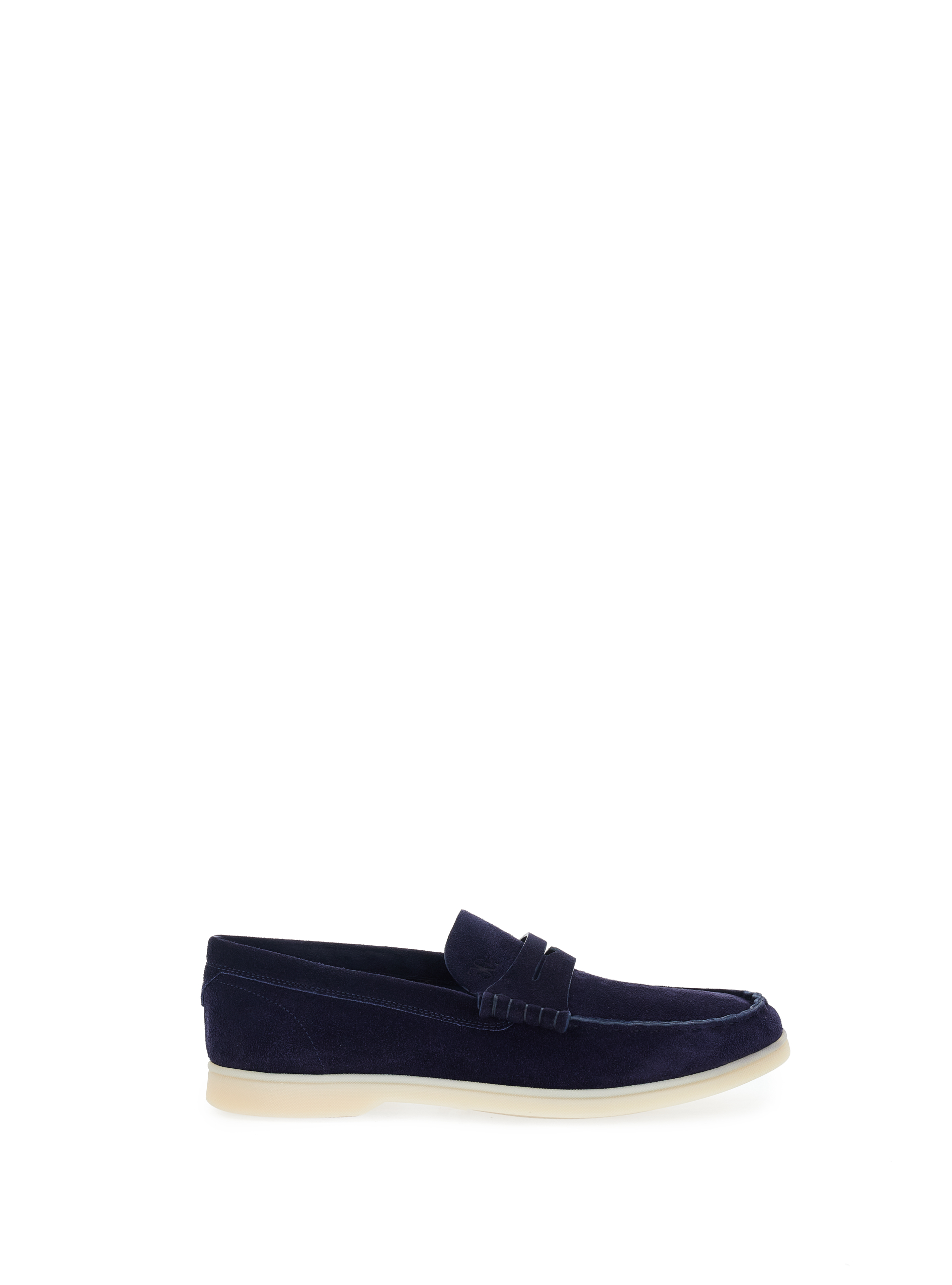Mocassini pelle scamosciata BLU NAVY