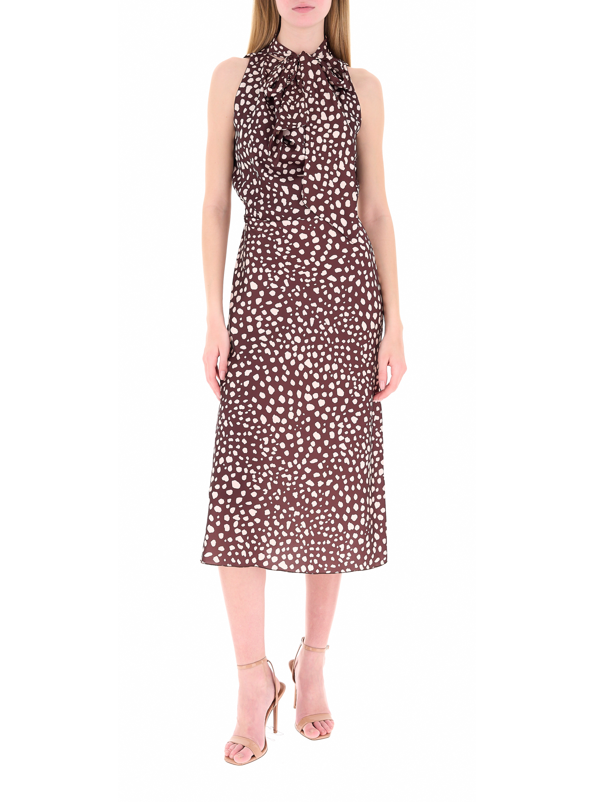 RINASCIMENTO Abito halter MARRONE