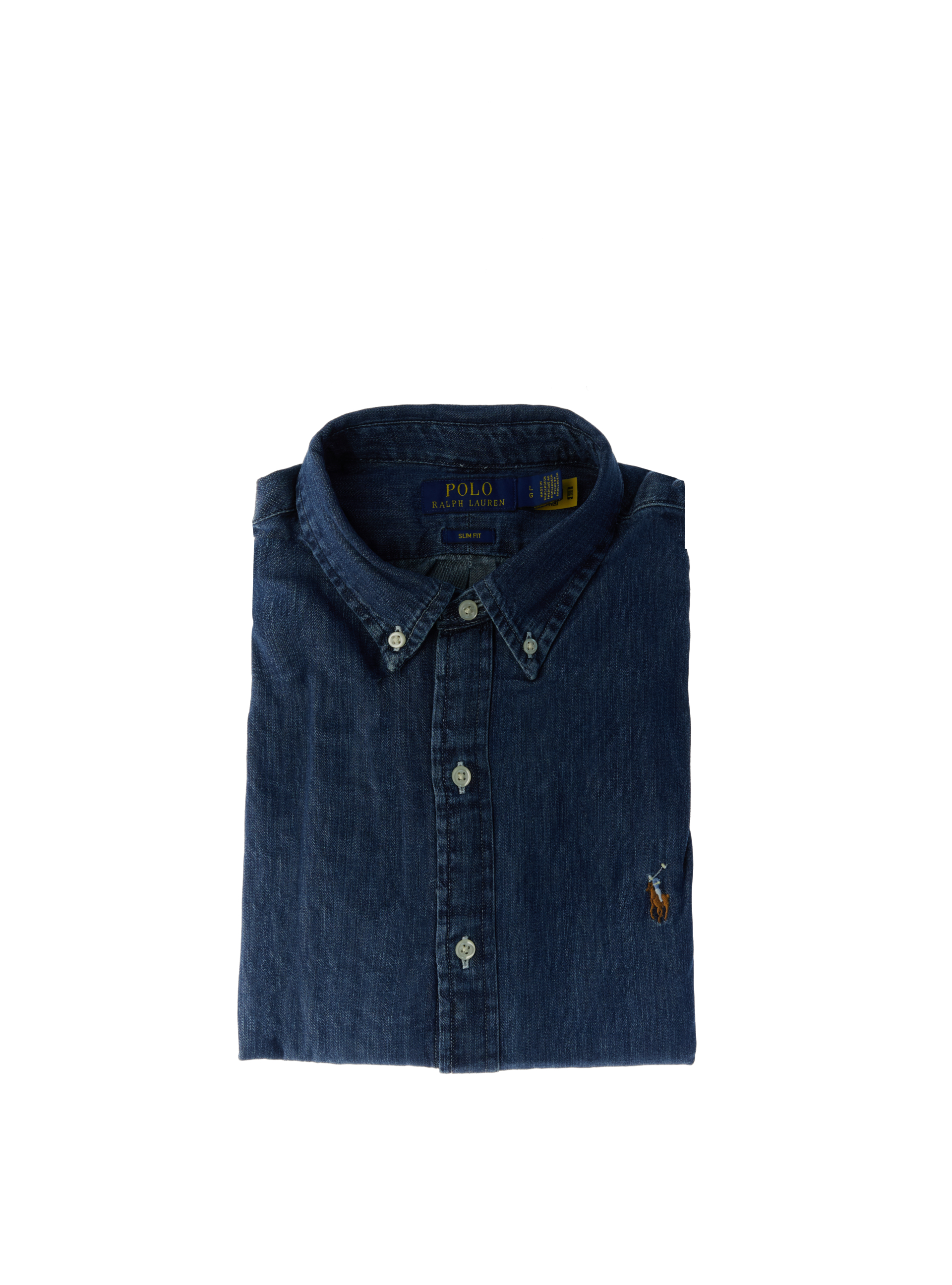 Camicia in jeans POLO BLU L