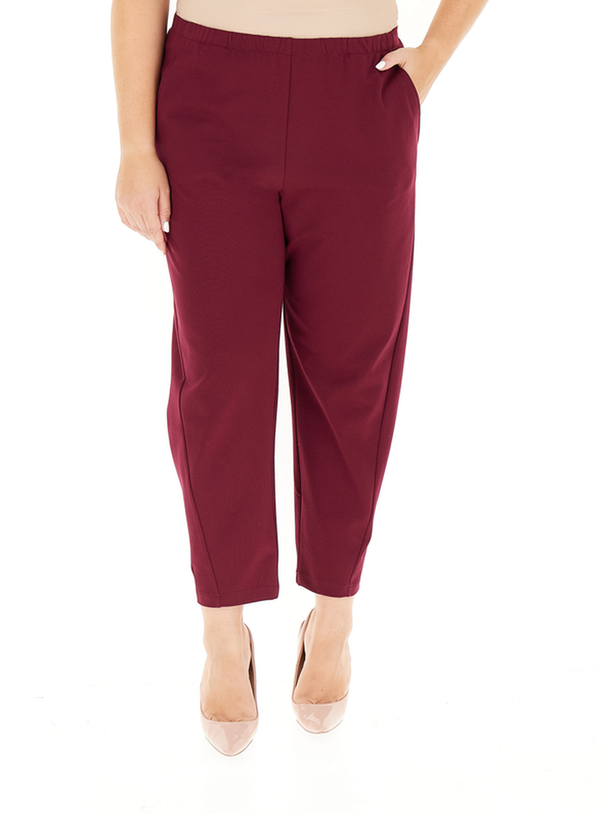 Pantalone misto viscosa BORDEAUX