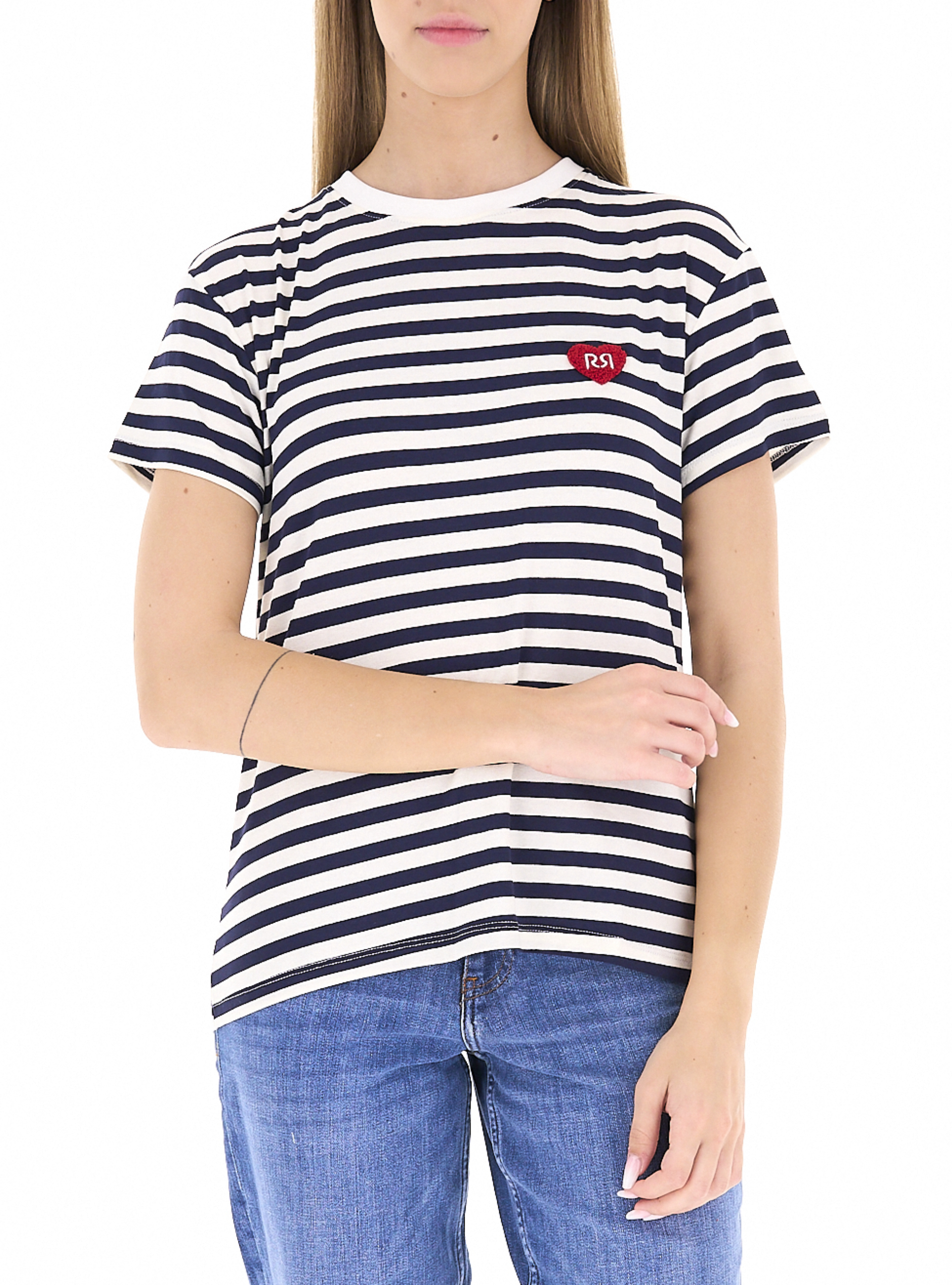 T-shirt girocollo BLU NAVY S