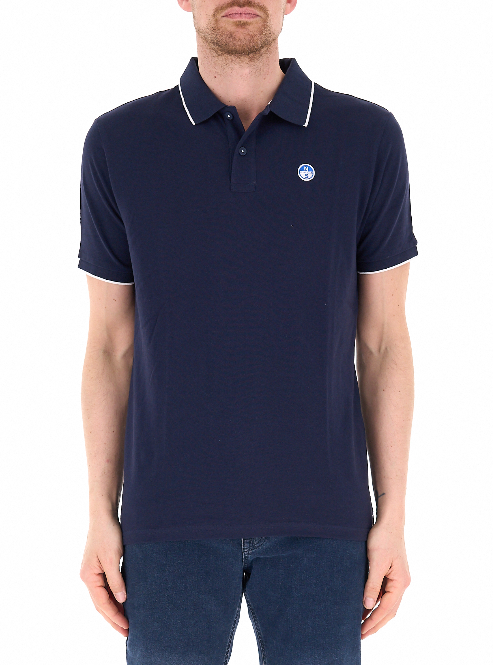 Polo in cotone BLU NAVY