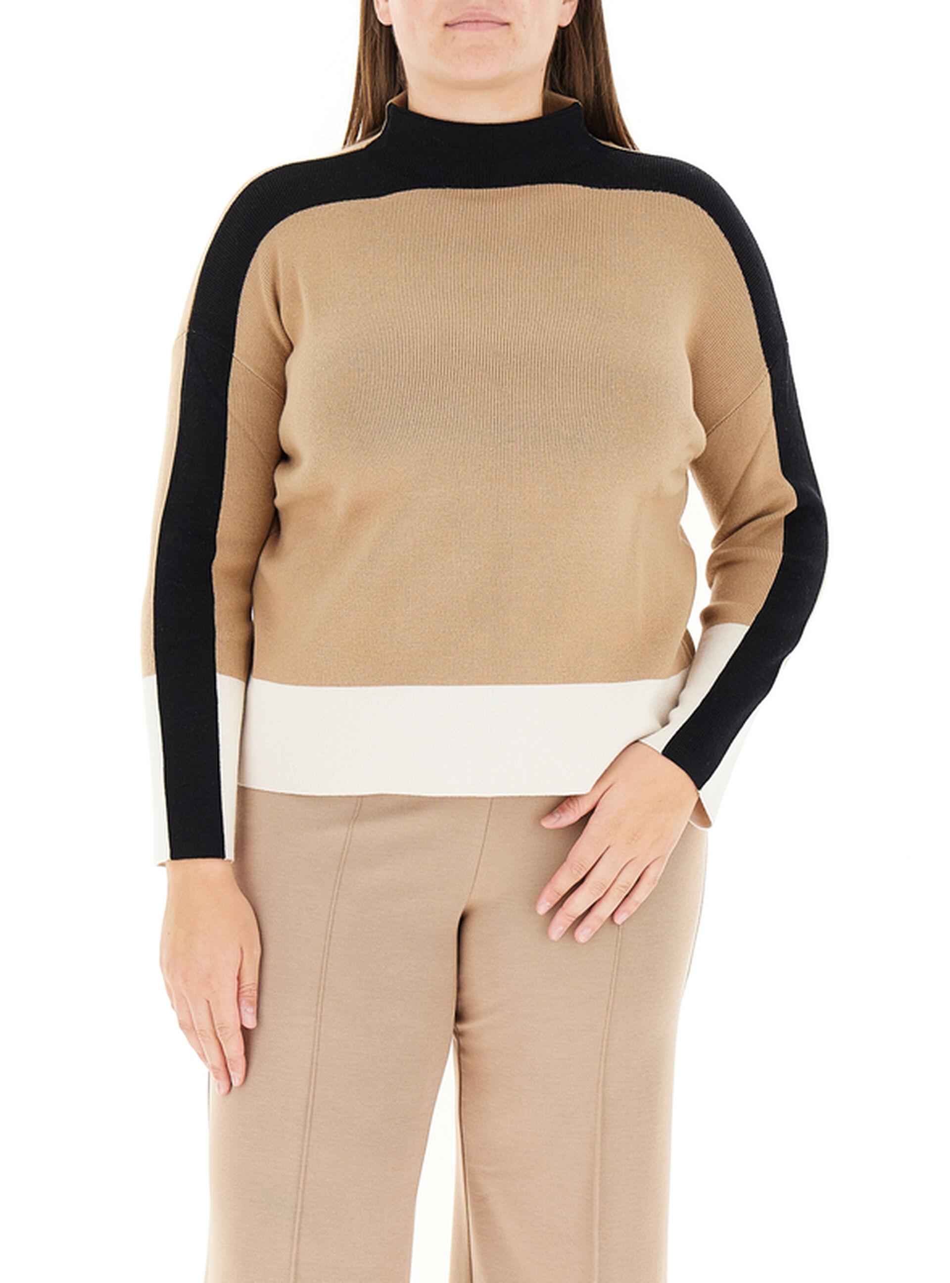 Maglia misto viscosa BEIGE XL