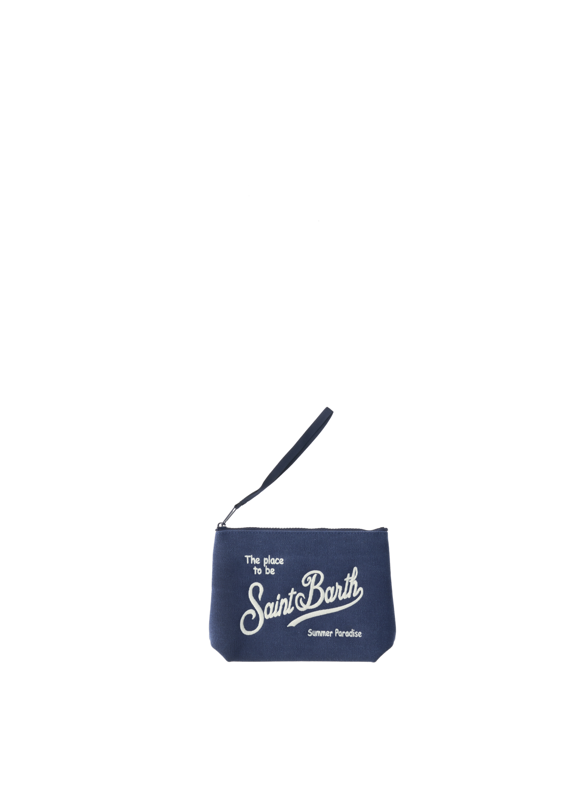 Pochette in tessuto BLU NAVY