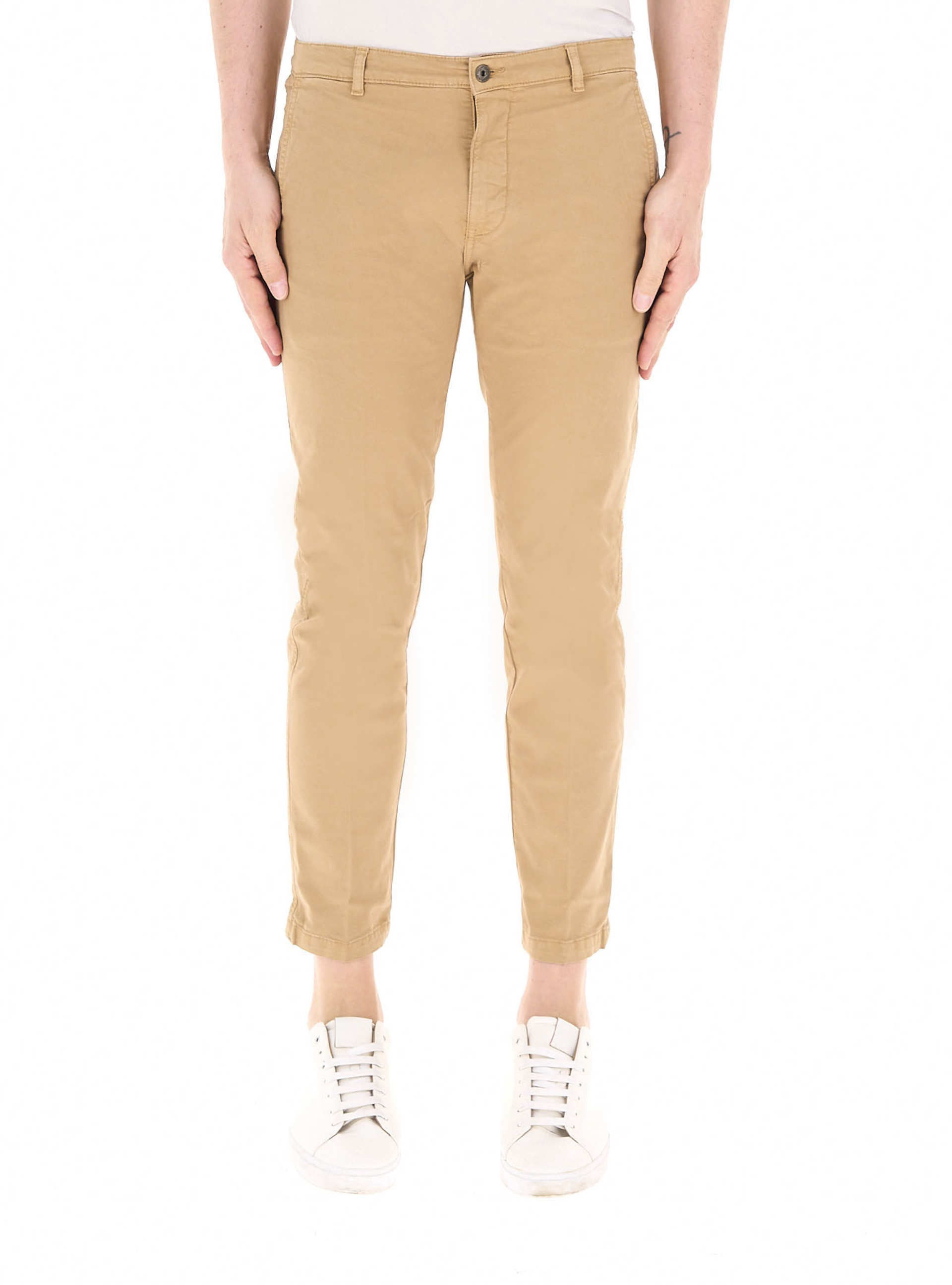 ROY ROGER'S Pantalone chino BEIGE
