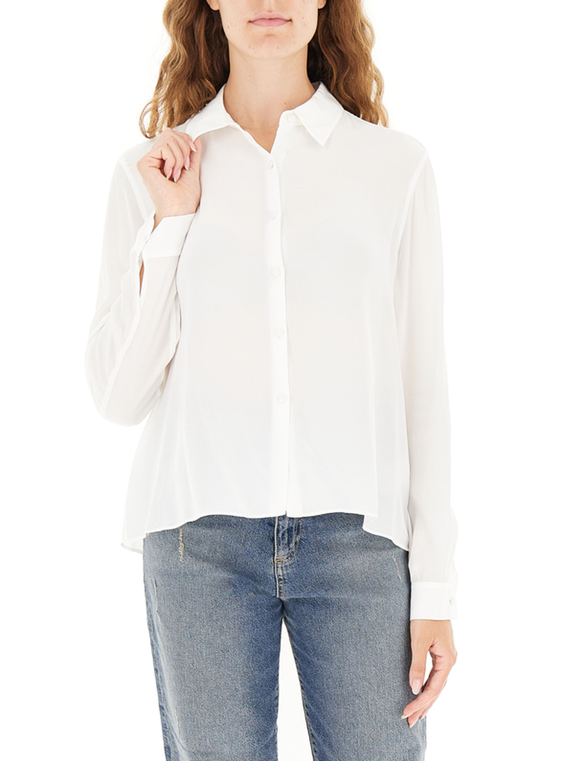 KOCCA Camicia in viscosa BIANCO