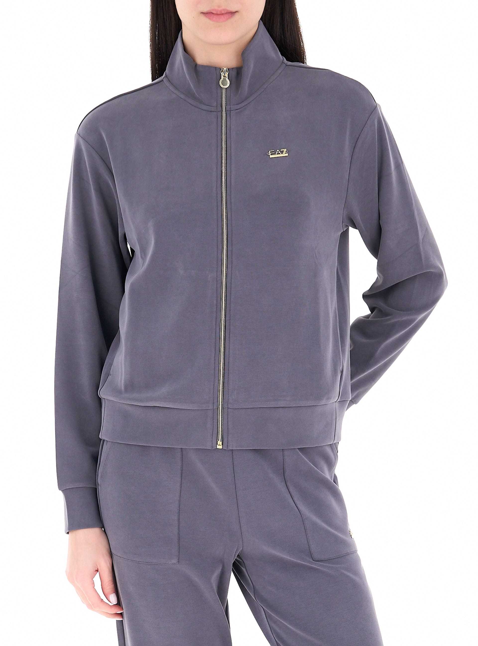 Felpa con zip PIOMBO L