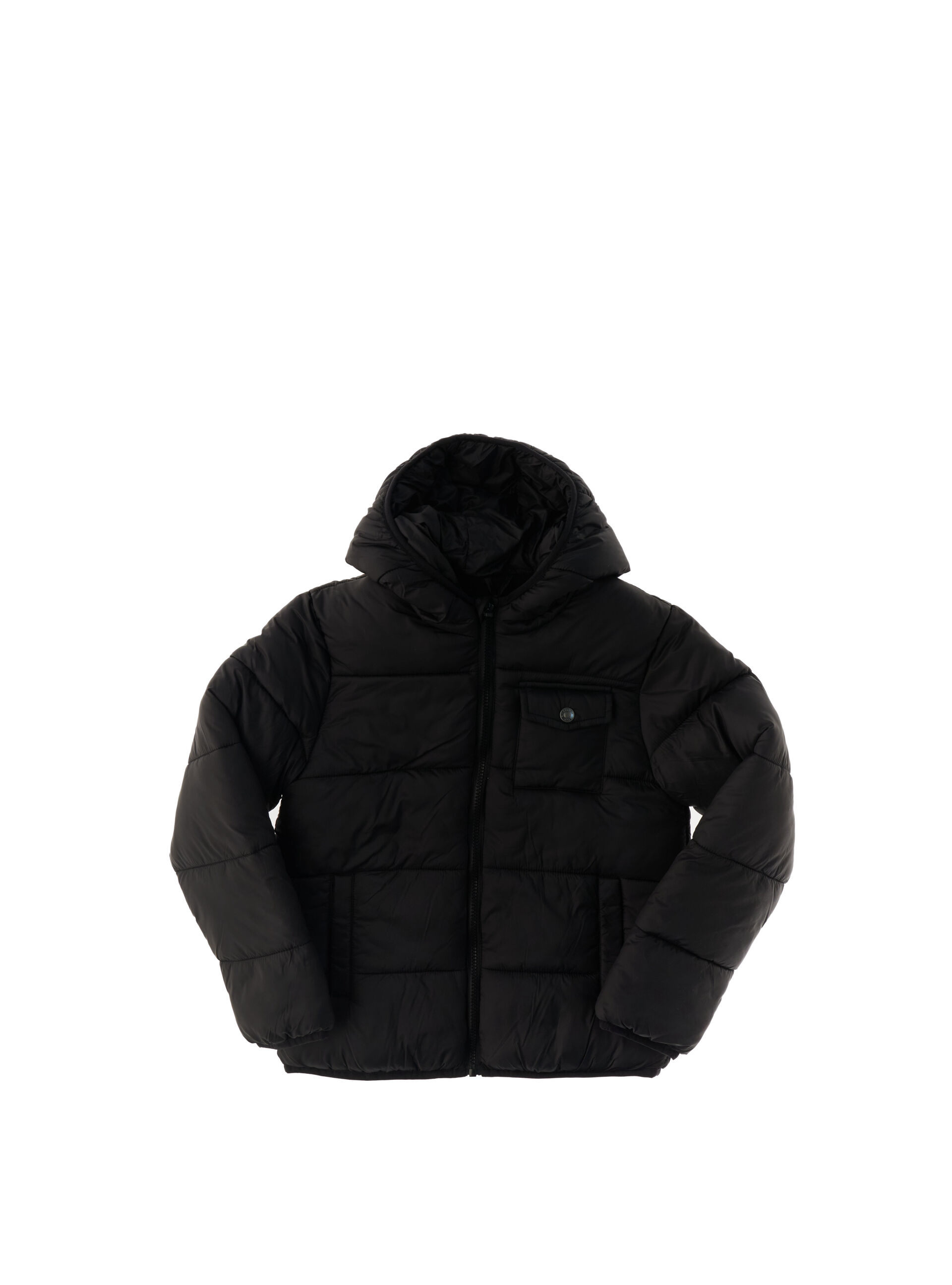 IDO Piumino con cappuccio NERO S