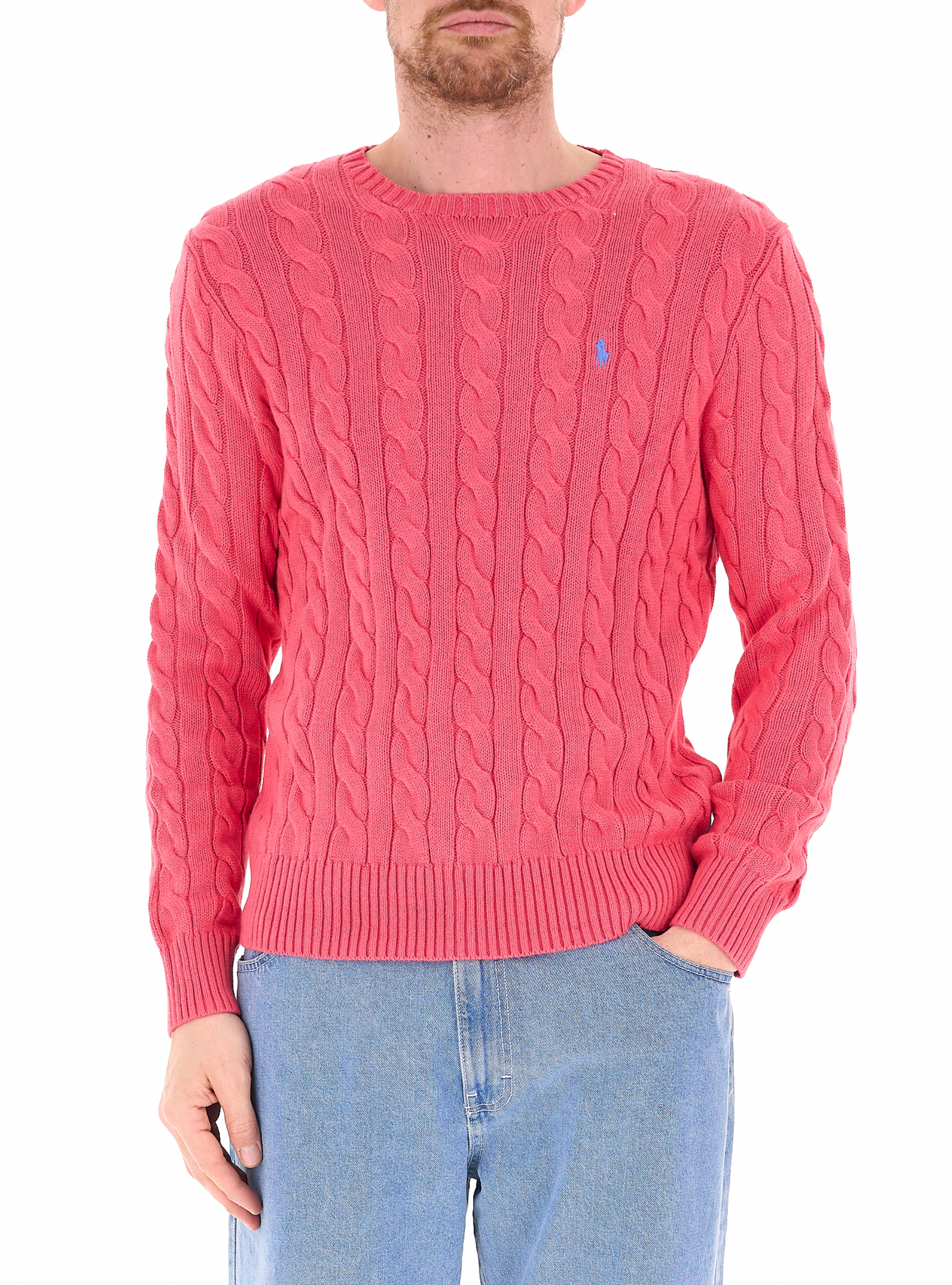 Maglione in cotone POLO CORALLO M