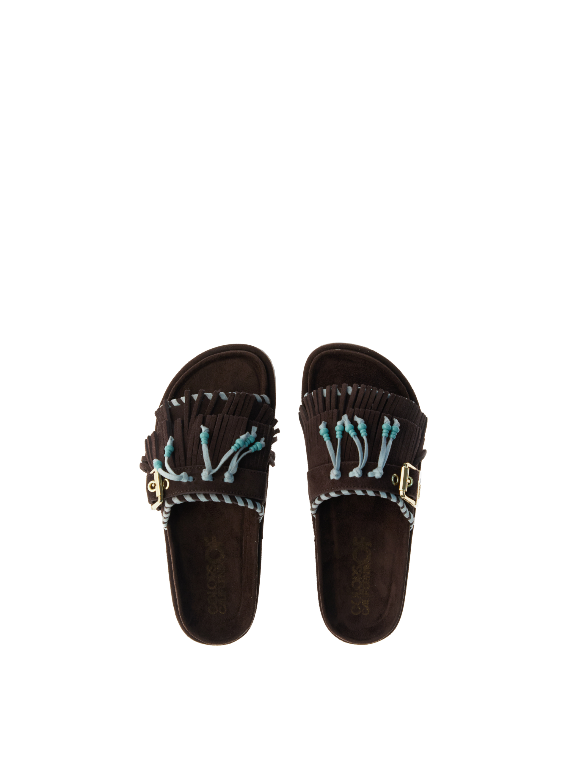 Ciabatte in pelle MARRONE 37