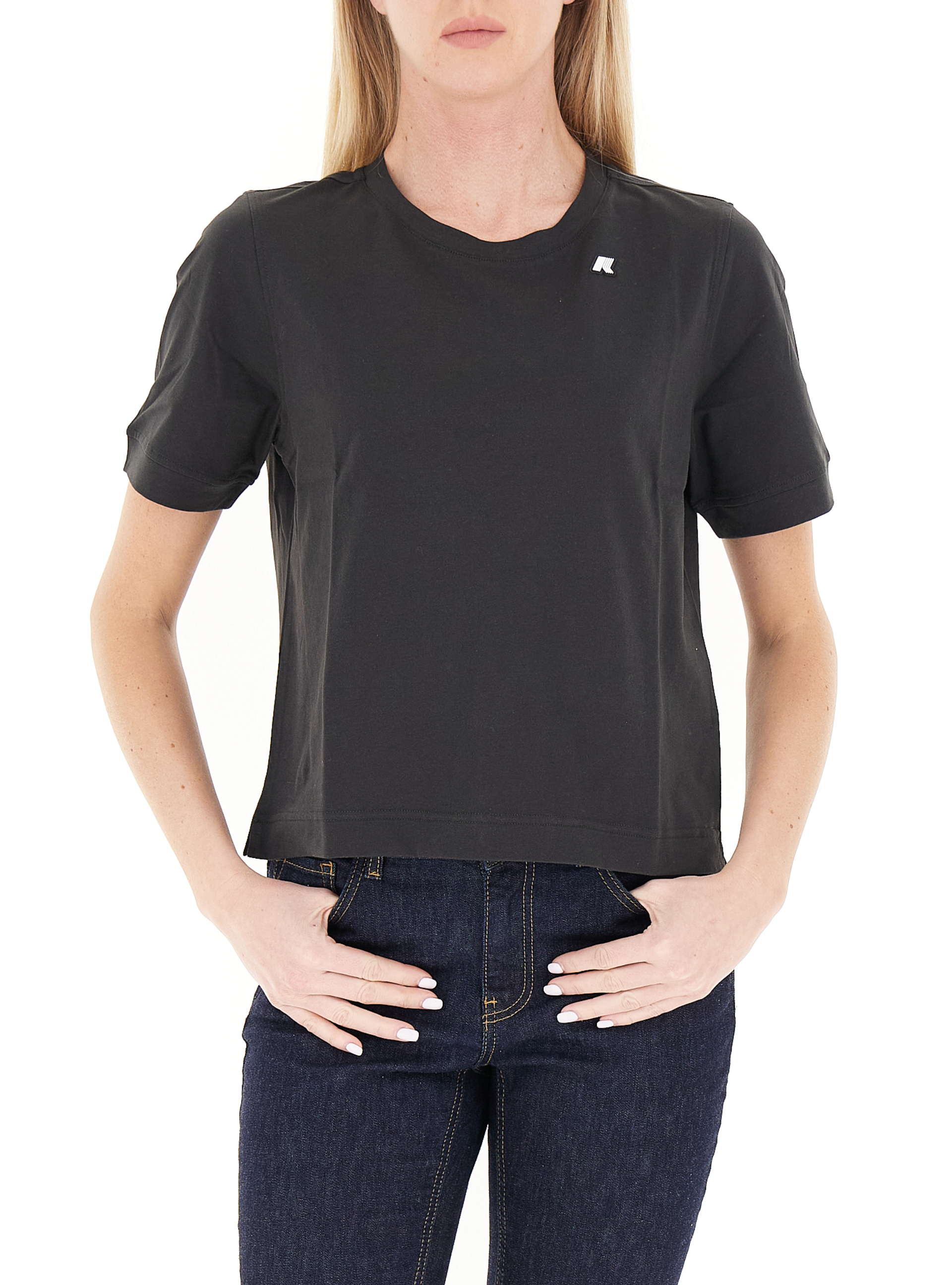 K-way T-shirt girocollo NERO