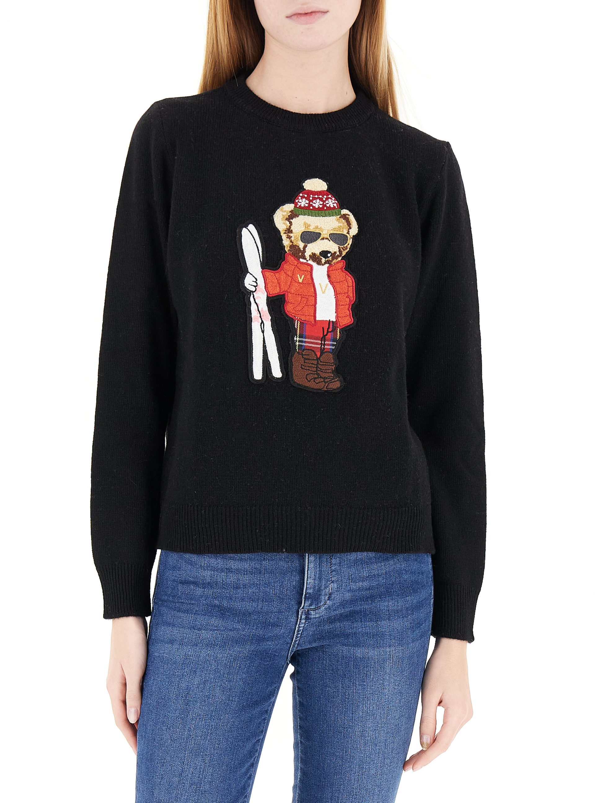 VICOLO Maglione girocollo NERO