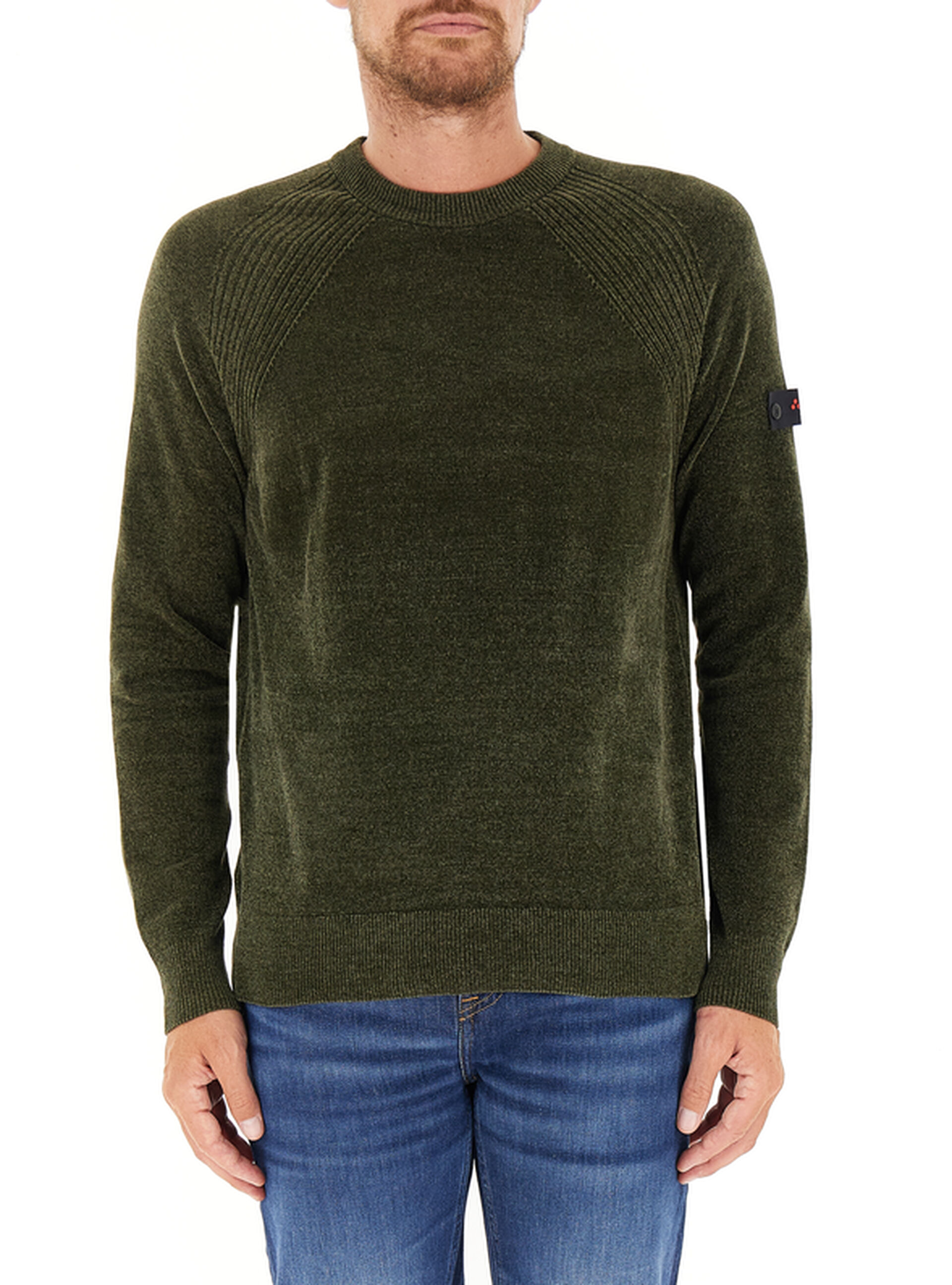 Maglione in ciniglia VERDE OLIVA M