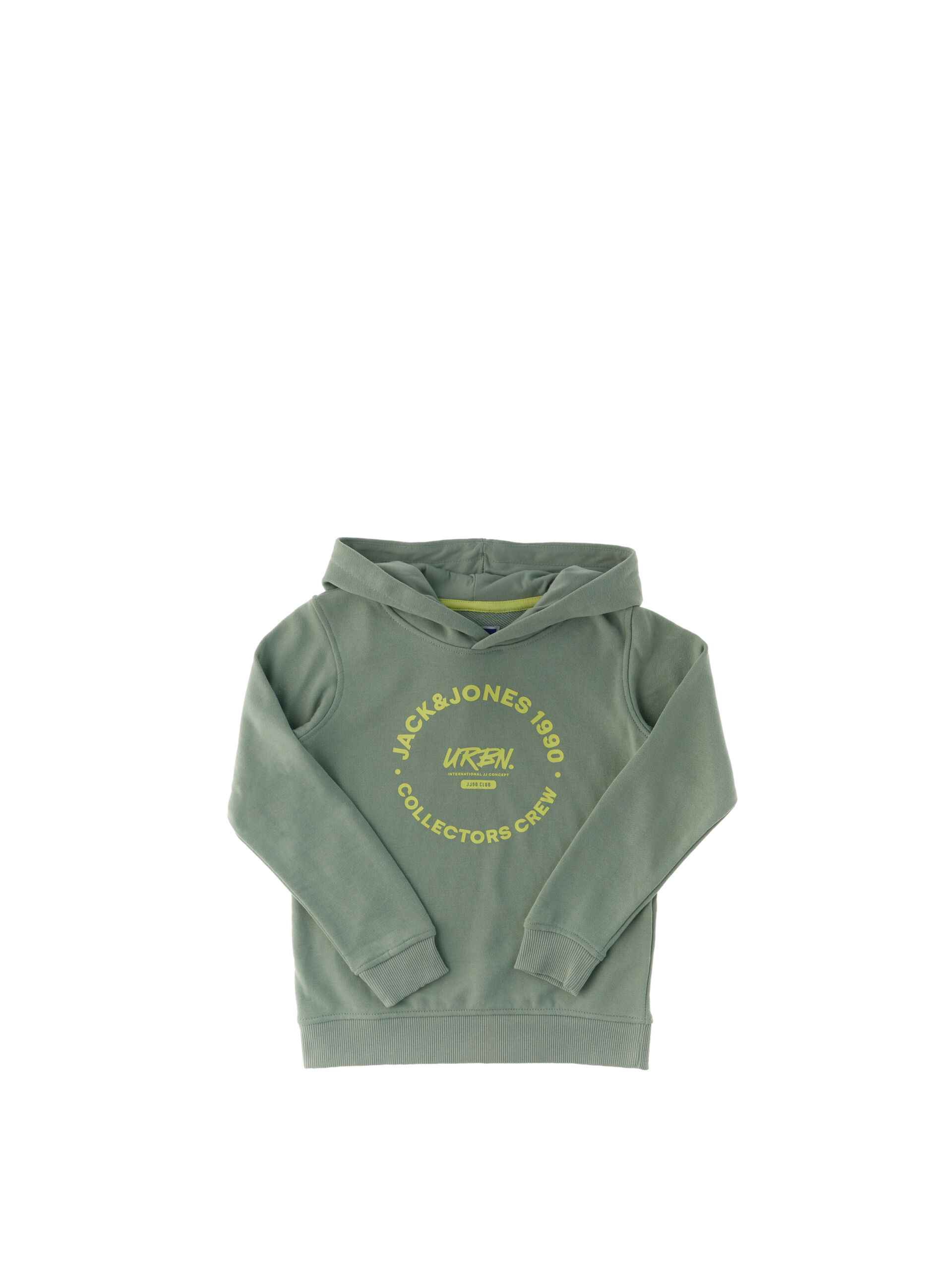 Felpa con cappuccio VERDE CHIARO 128