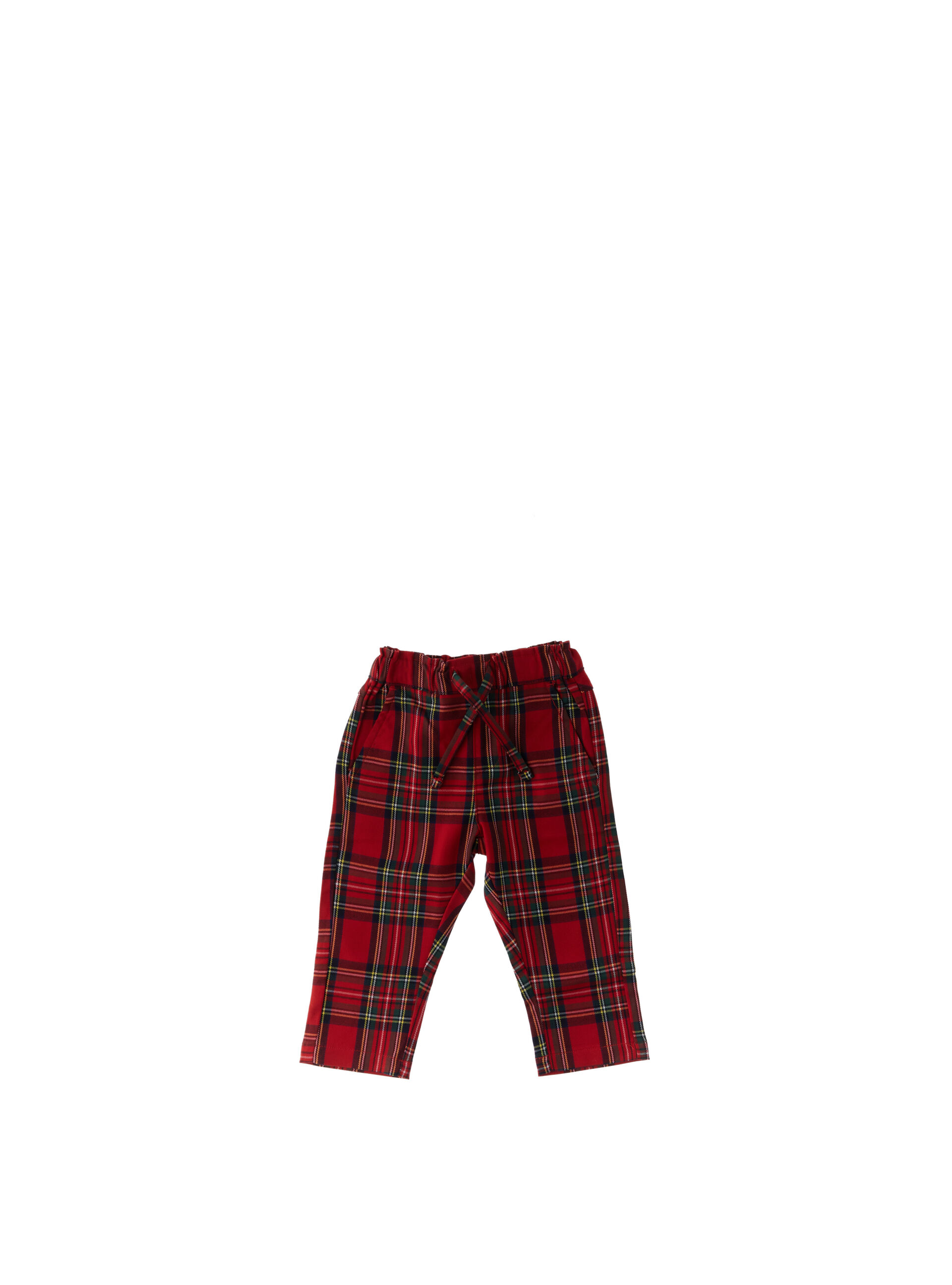 Pantalone misto viscosa ROSSO 7A