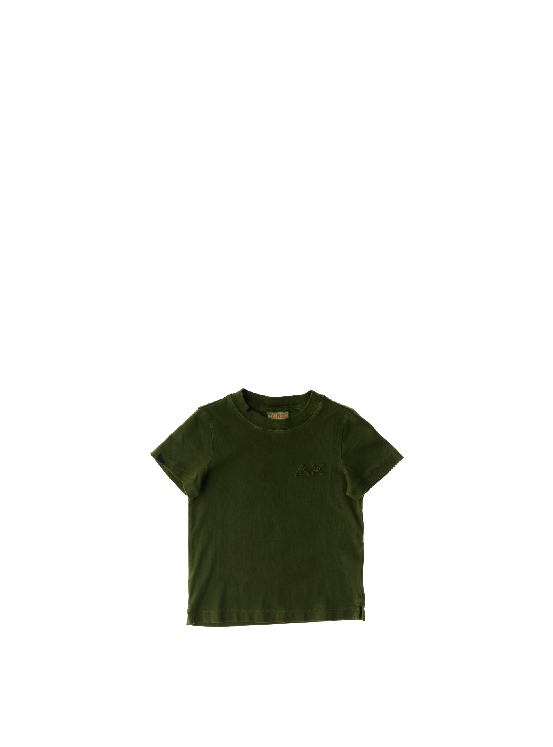 T-shirt girocollo VERDE OLIVA