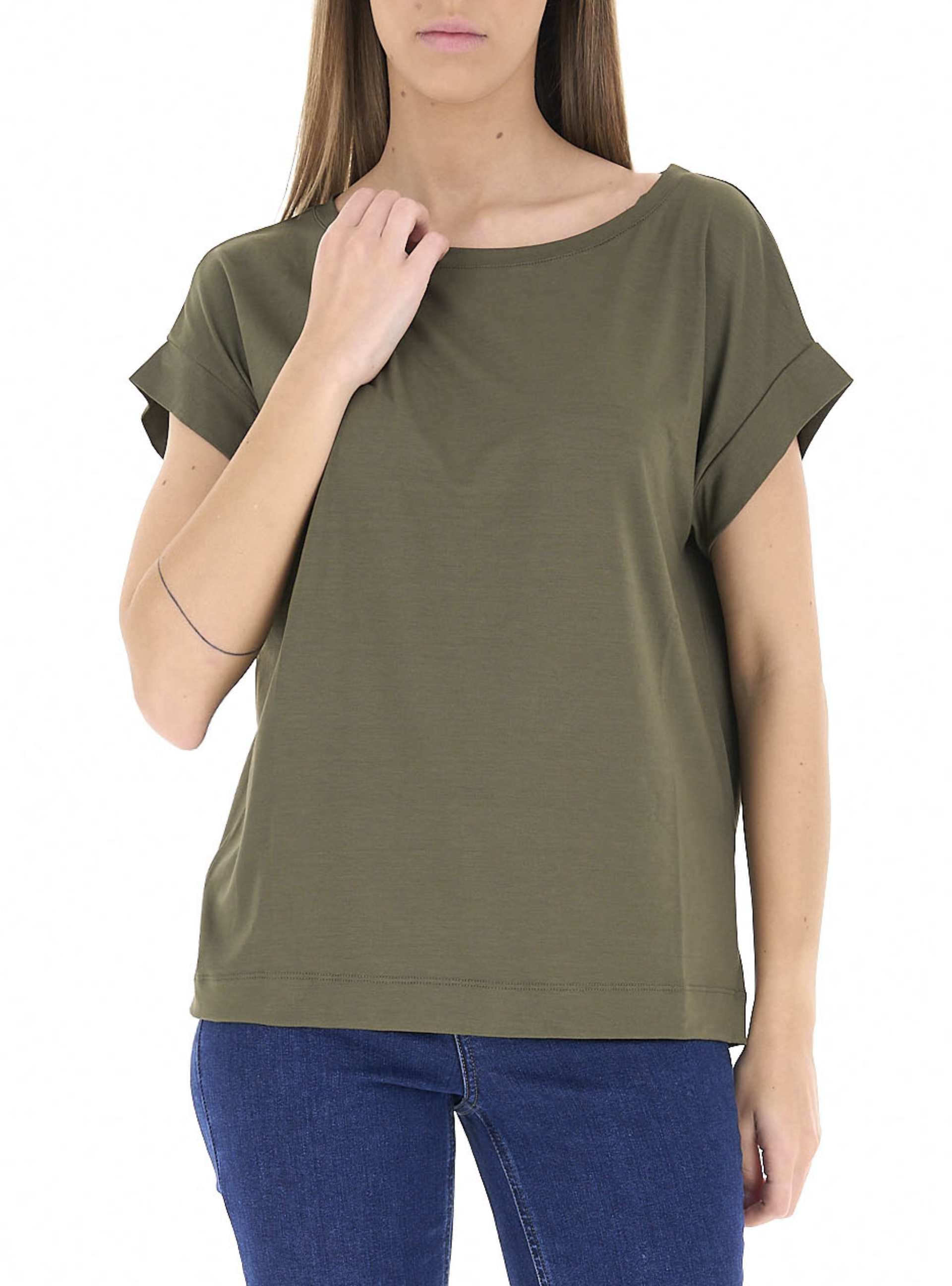 T-shirt maniche corte VERDE OLIVA