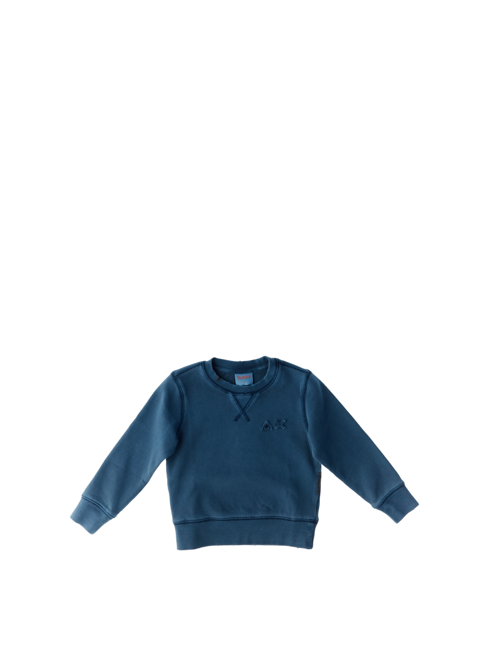 SUN68 Felpa girocollo BLU AVIO