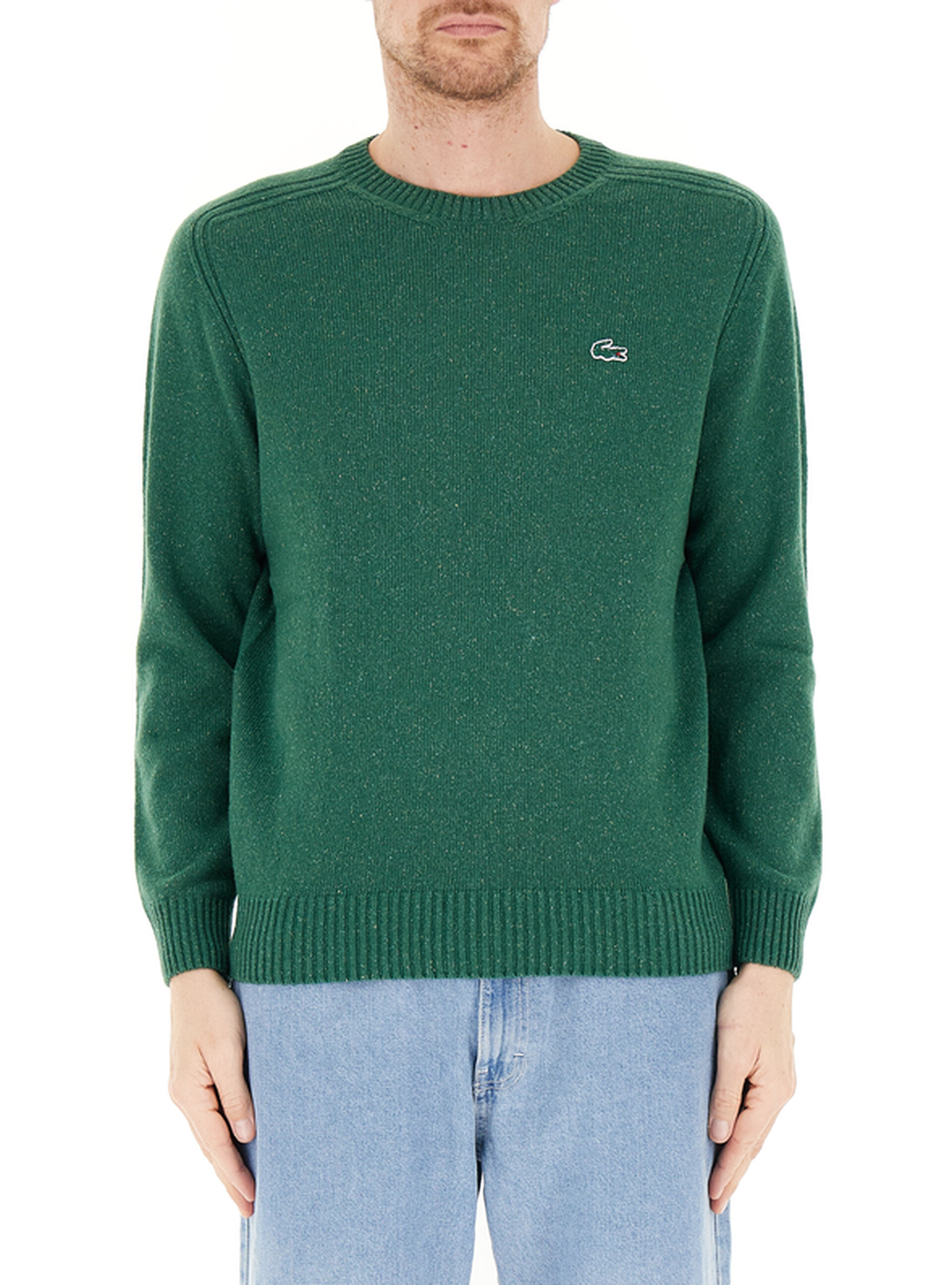 Lacoste Maglione girocollo VERDE 3