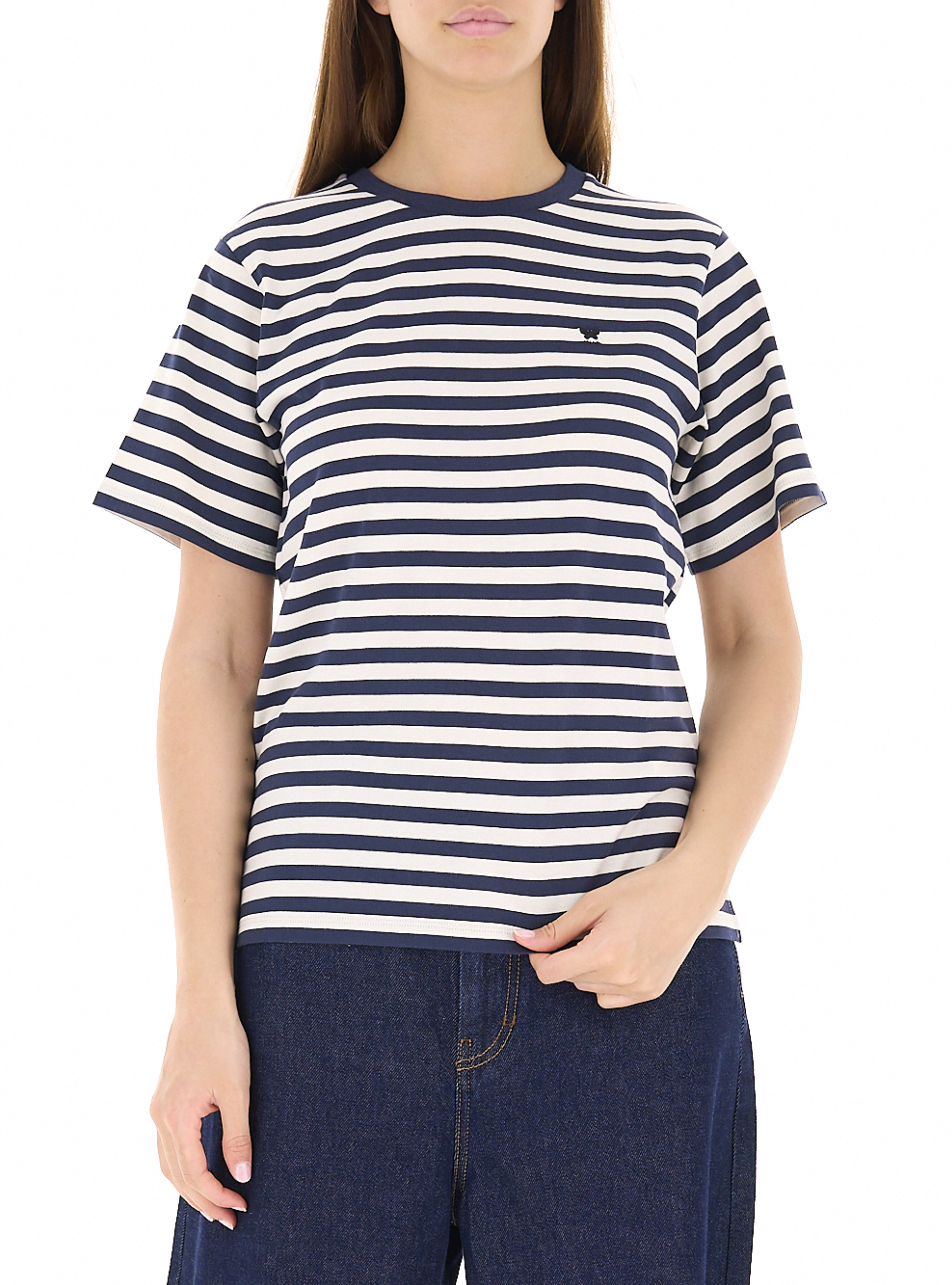 T-shirt girocollo BLU NAVY XS