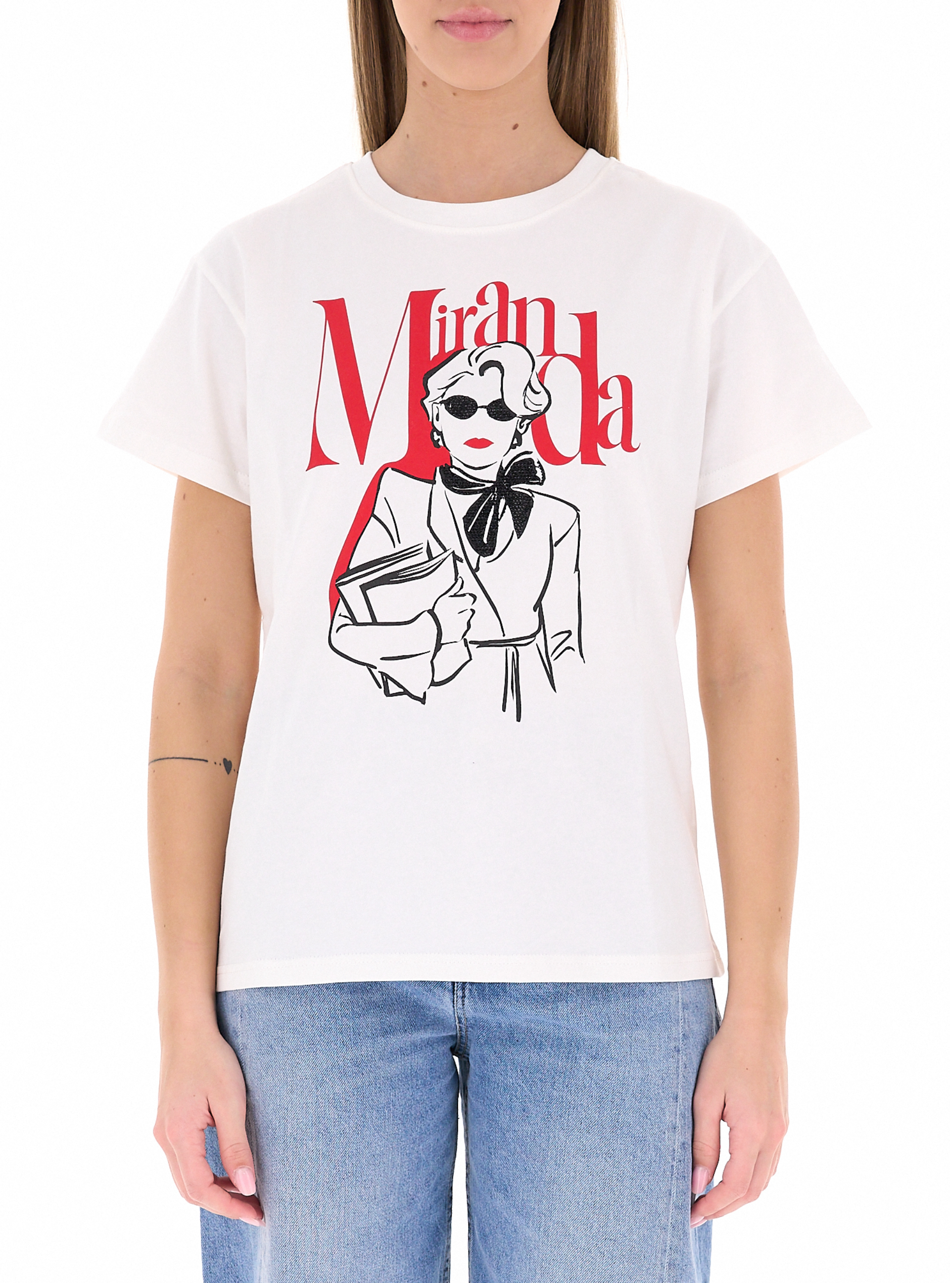 T-shirt girocollo PANNA S