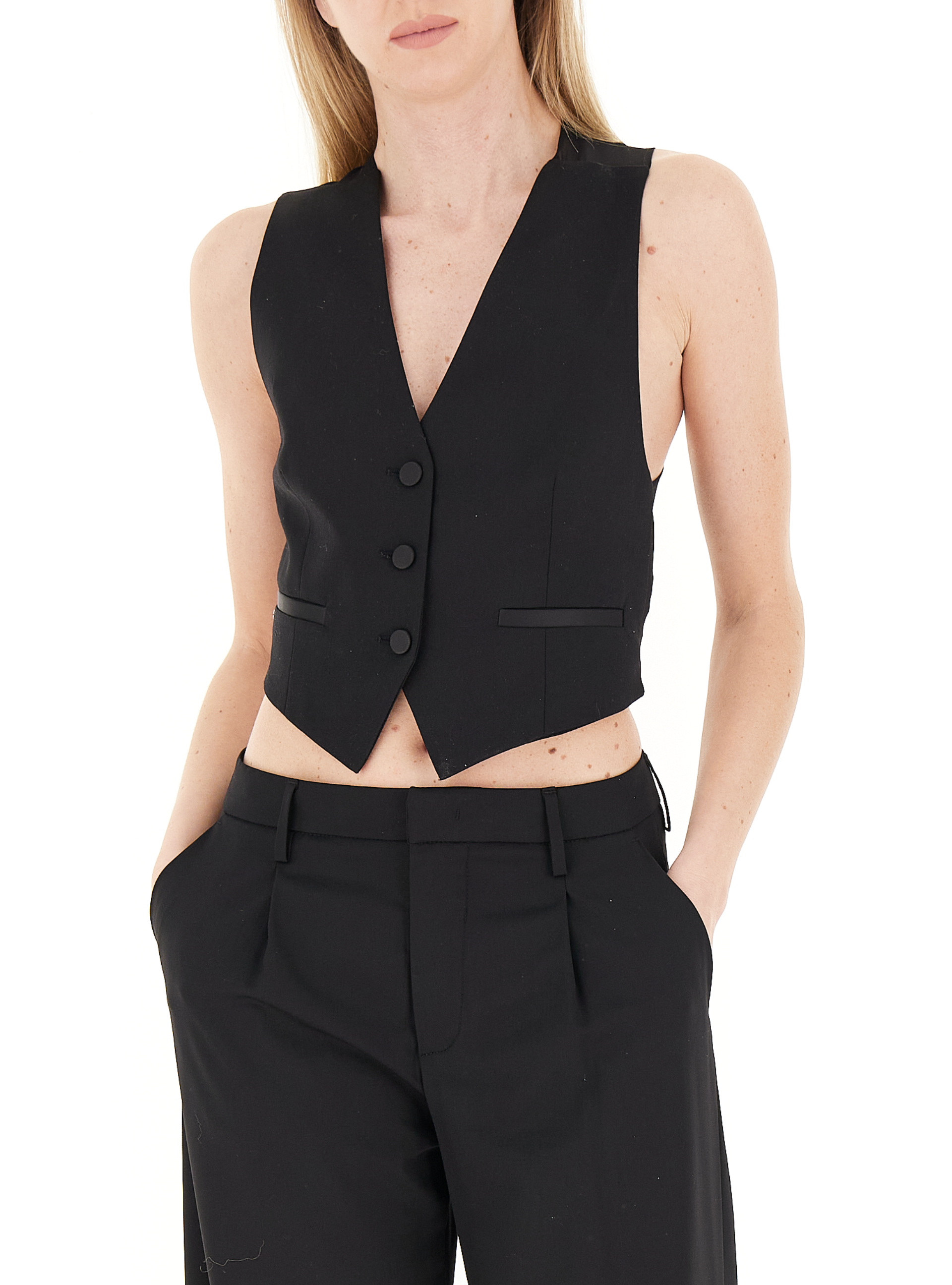 Gilet misto lana DONDUP