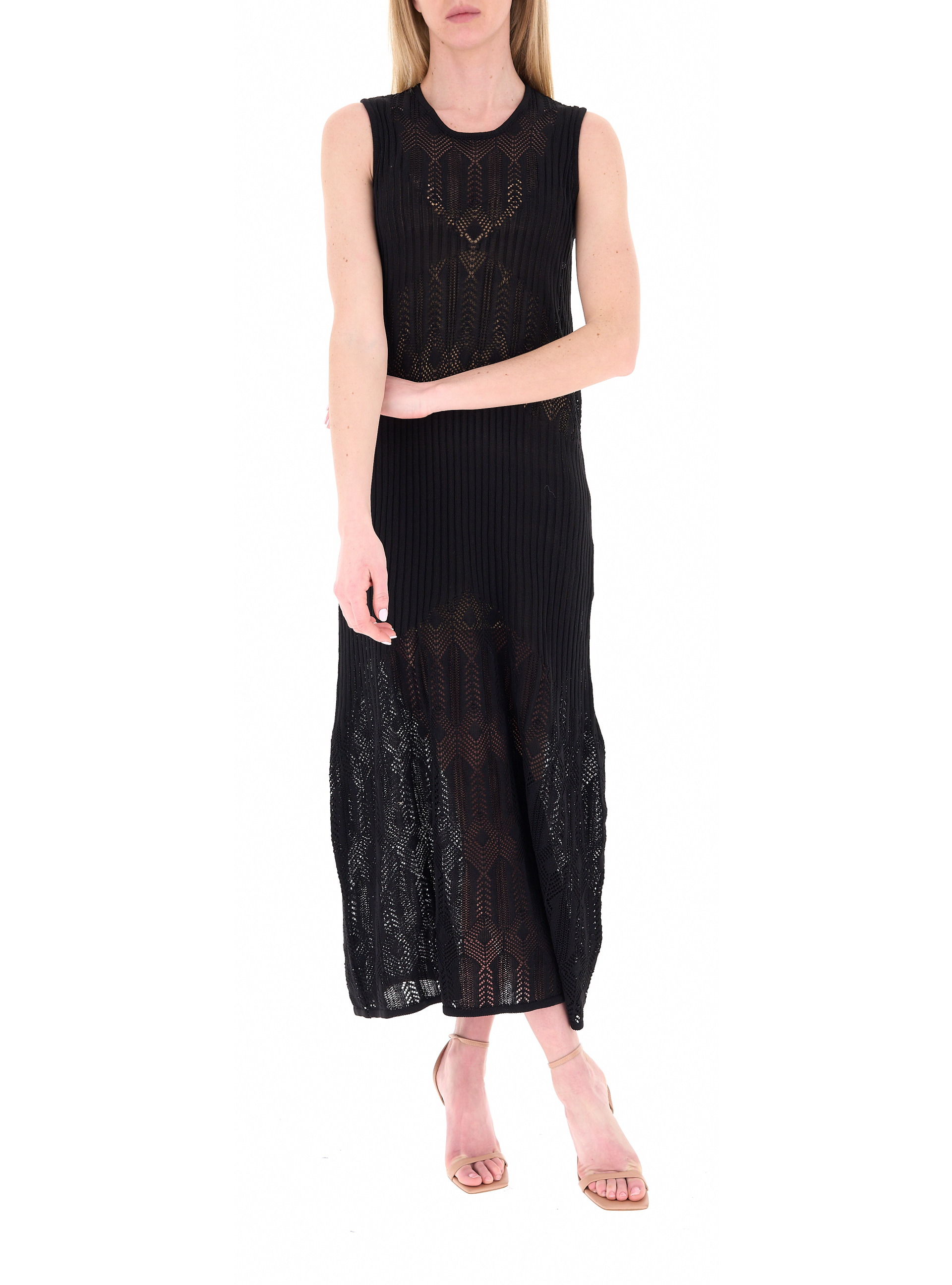 Abito smanicato LIU JEANS NERO S