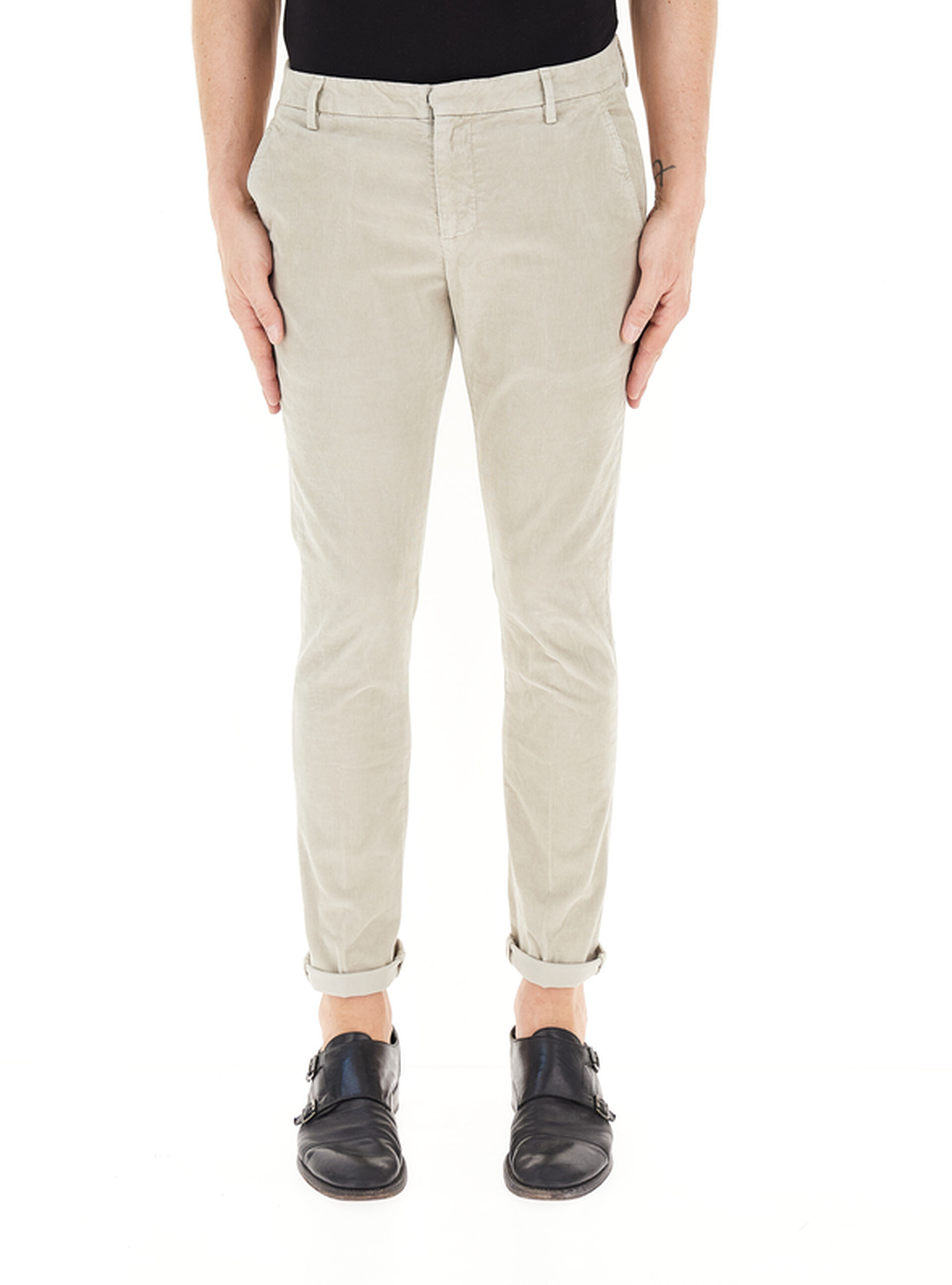 DONDUP Pantalone a costine BEIGE