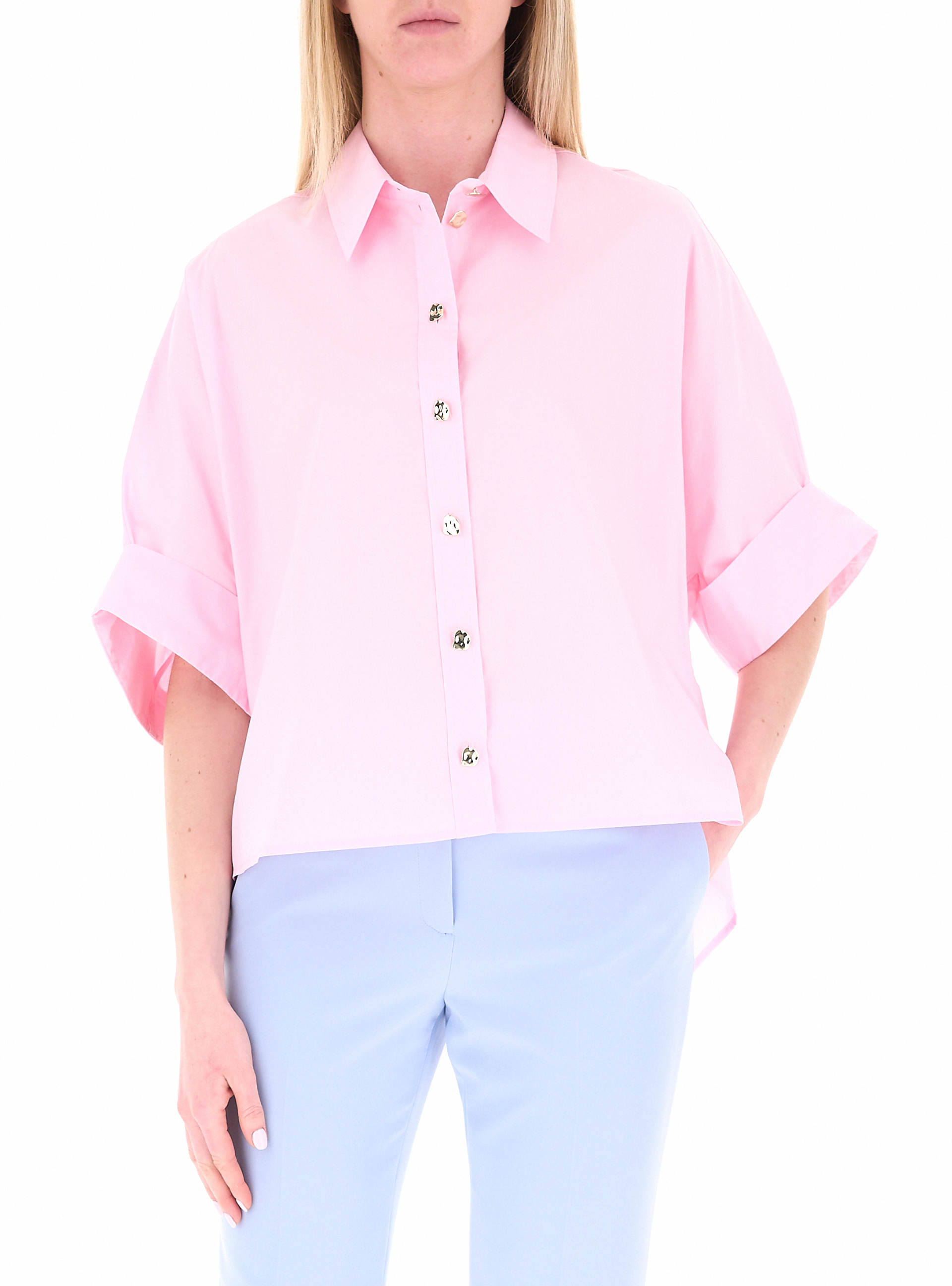 LIU JO Camicia in cotone ROSA