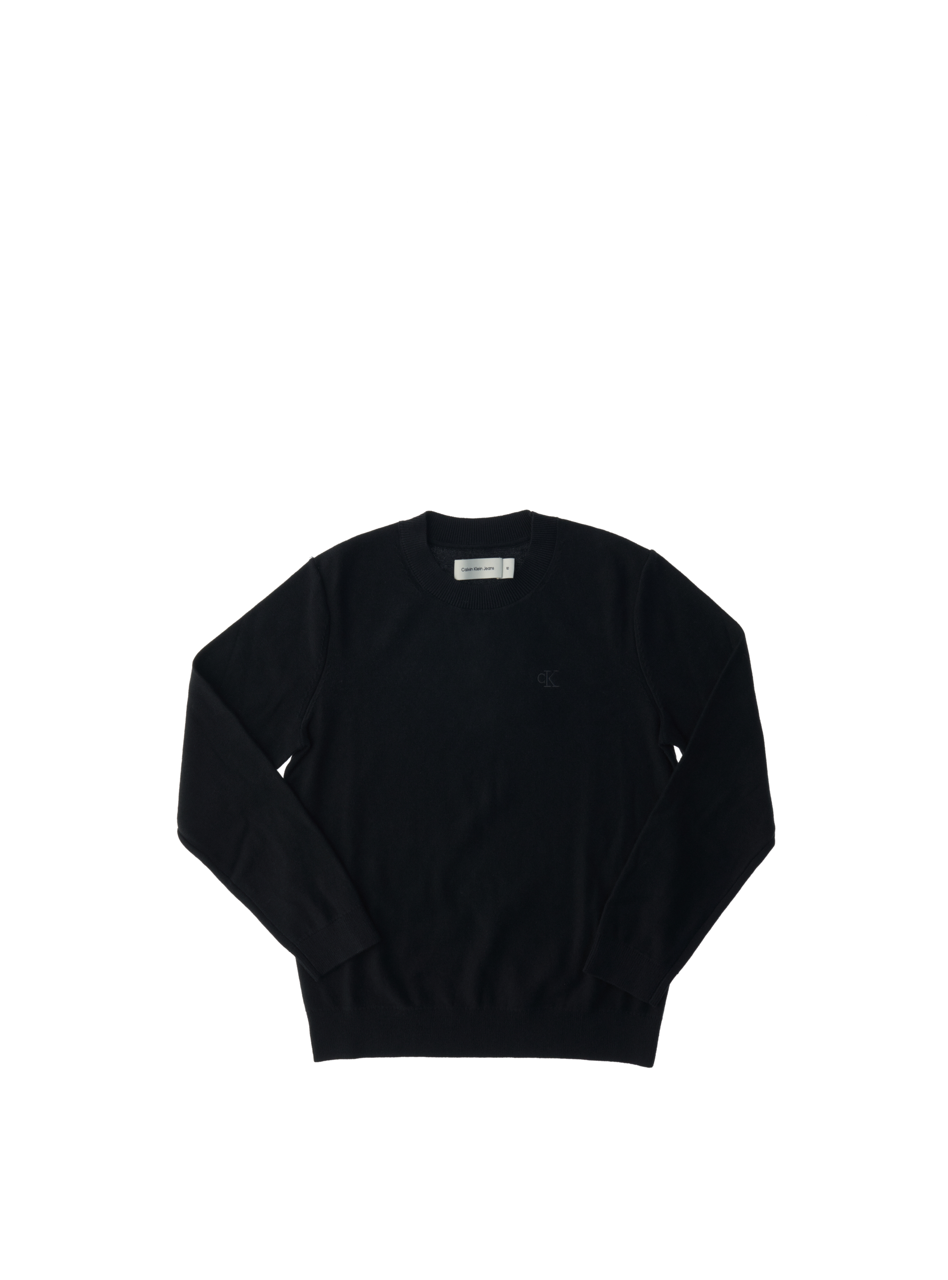 Calvin Klein Maglia in cotone NERO