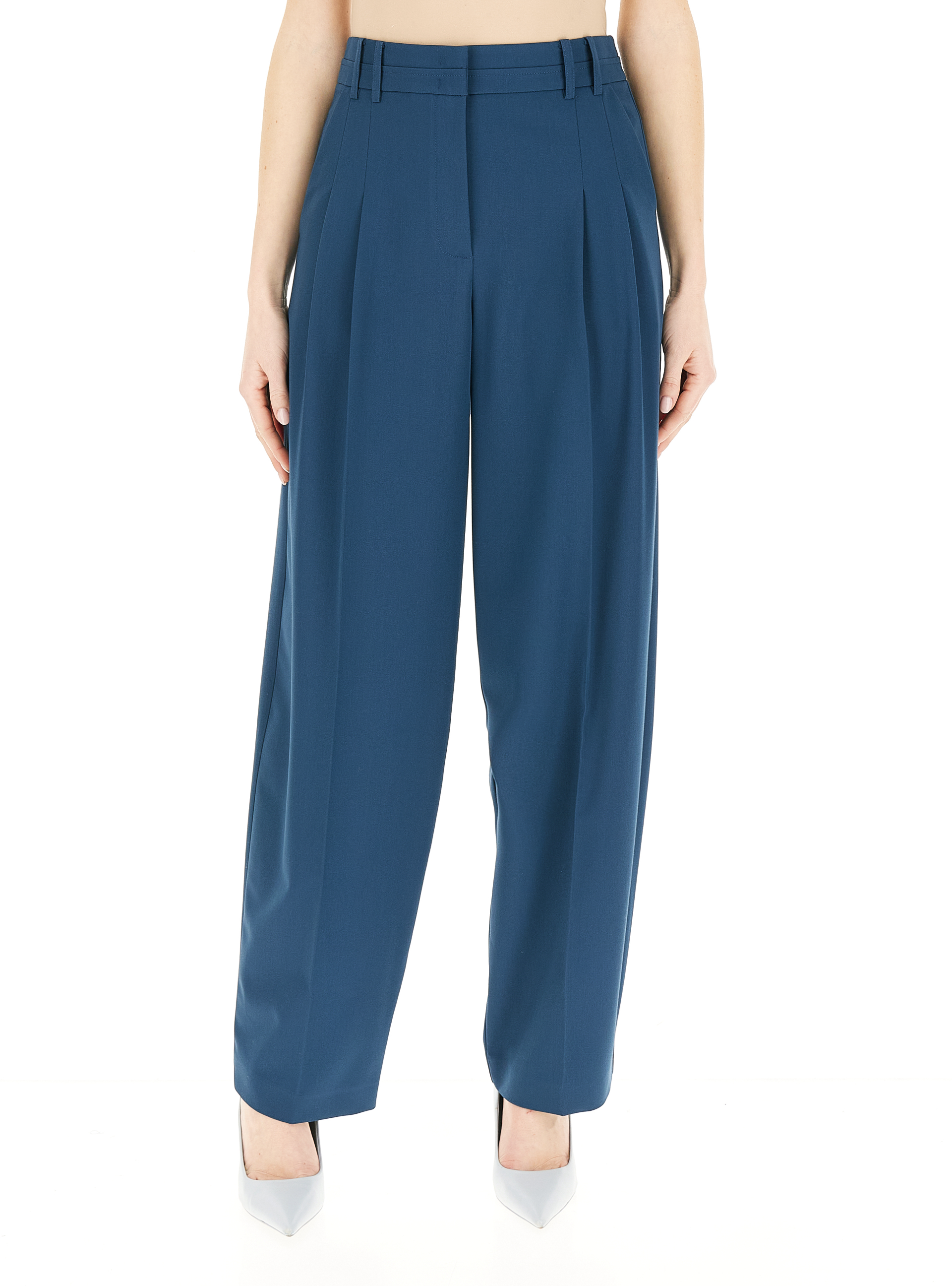Pantalone wide leg BLU OCEANO 44