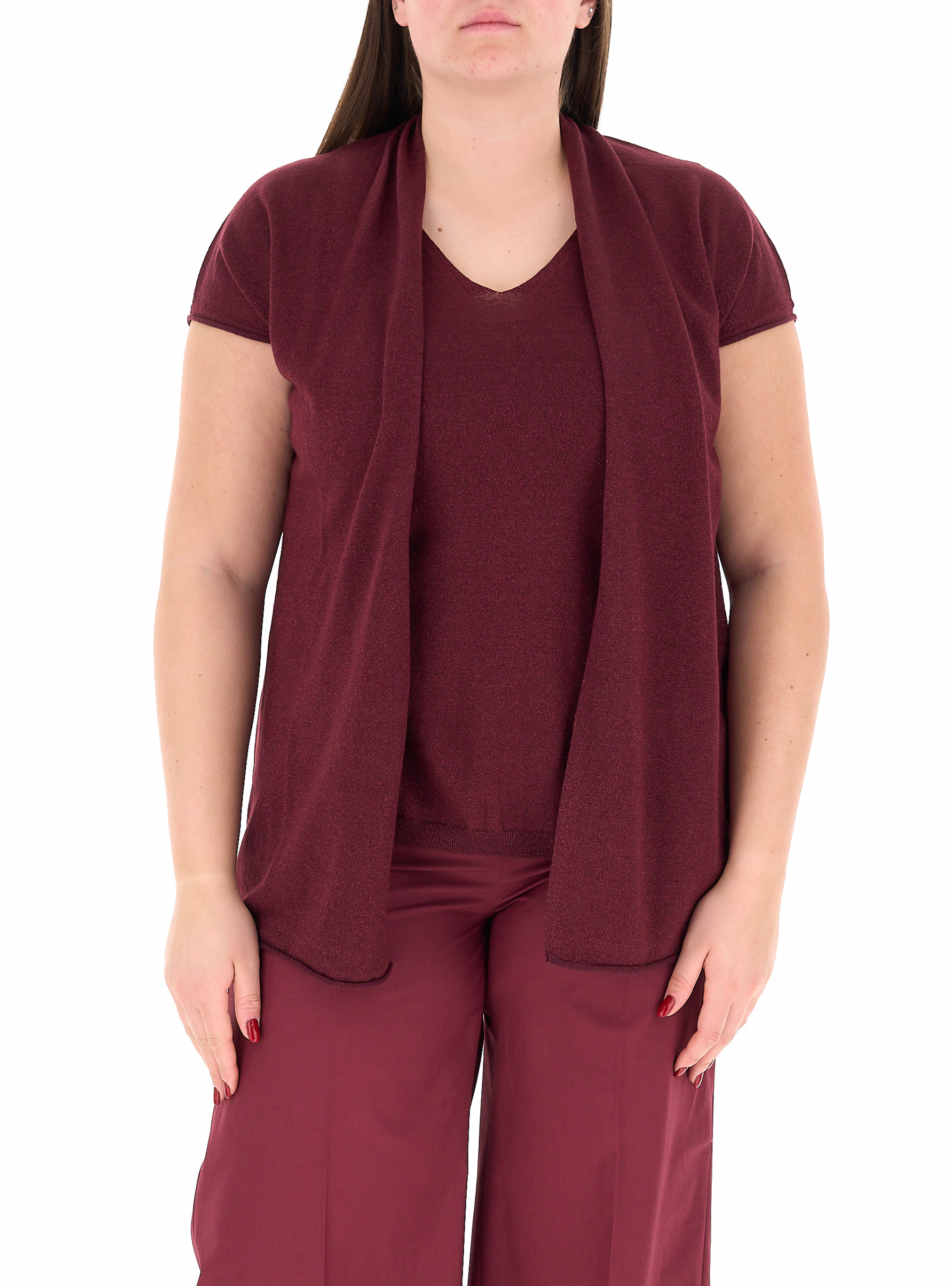 Gilet in lino MARINA RINALDI