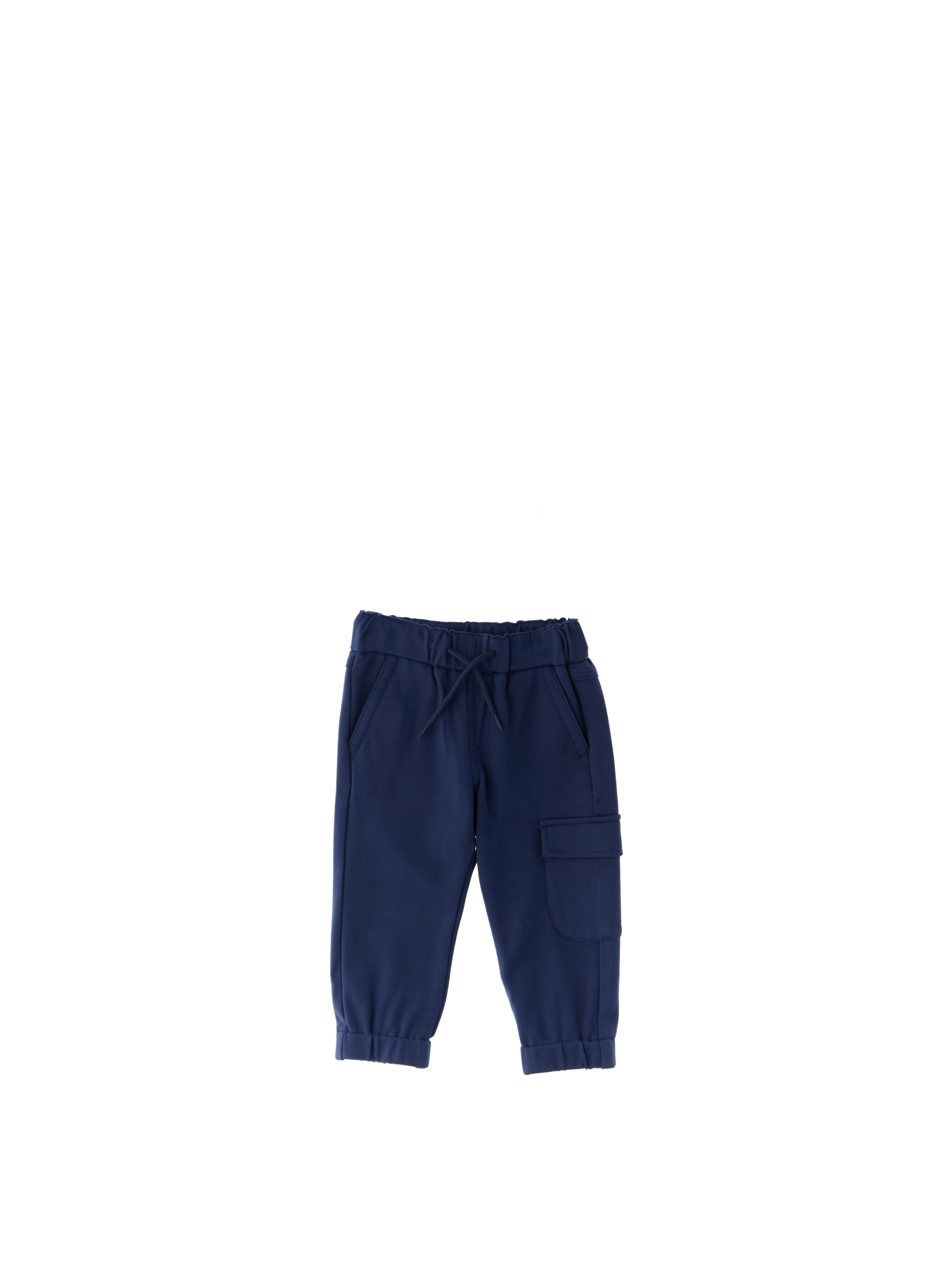 IDO Pantalone Cargo BLU NAVY