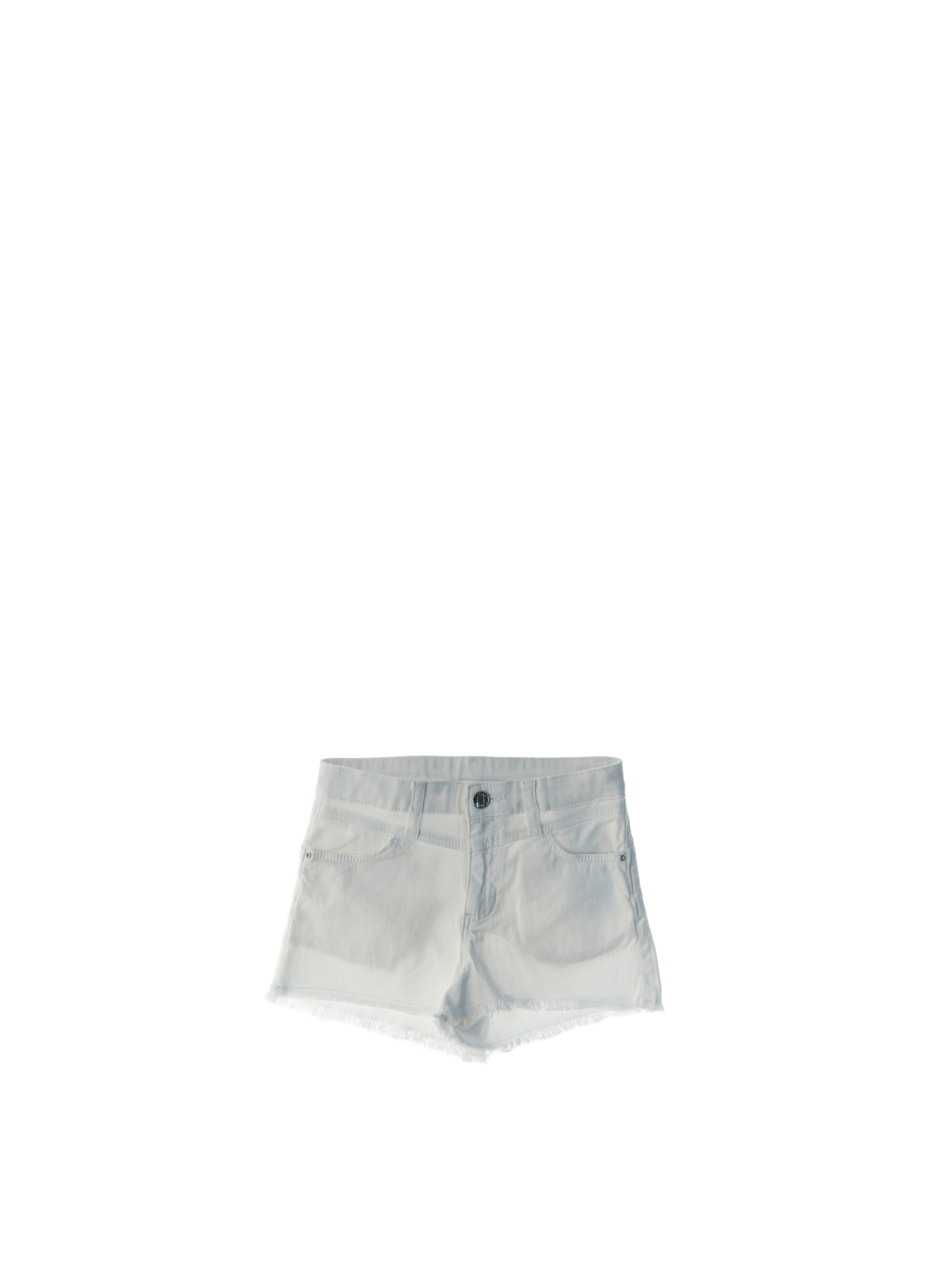 Shorts in cotone JUNIOR BIANCO