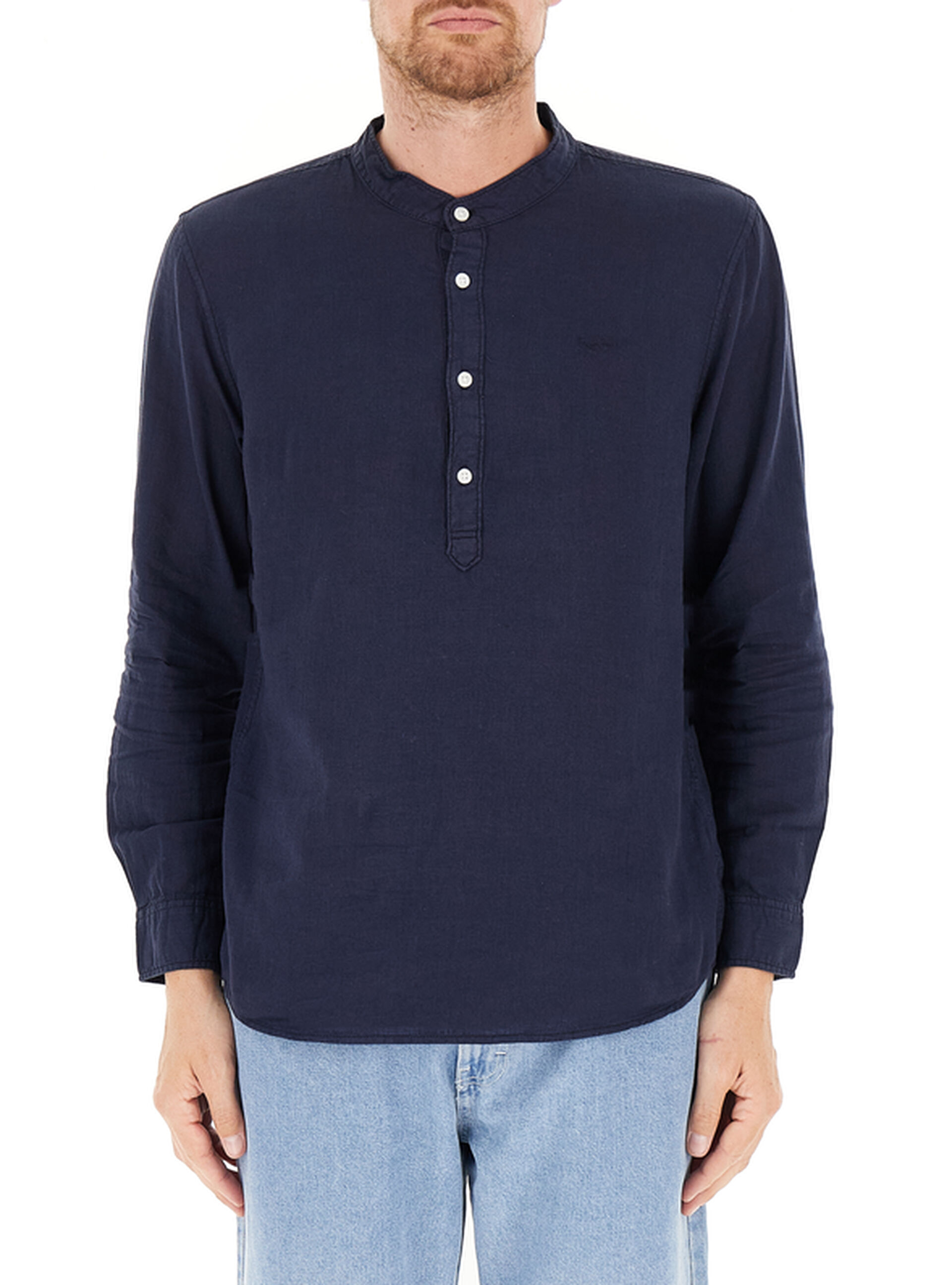 Camicia maniche lunghe BLU NAVY