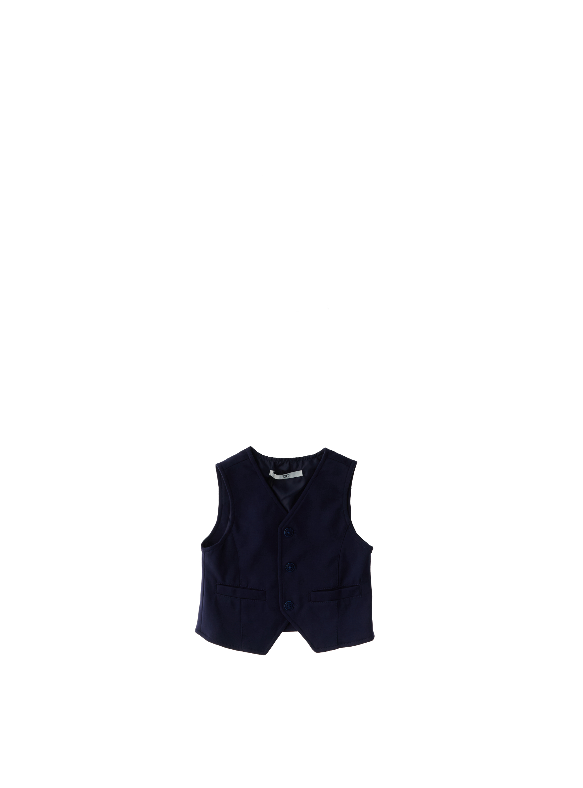 IDO Gilet monopetto BLU NAVY 5A
