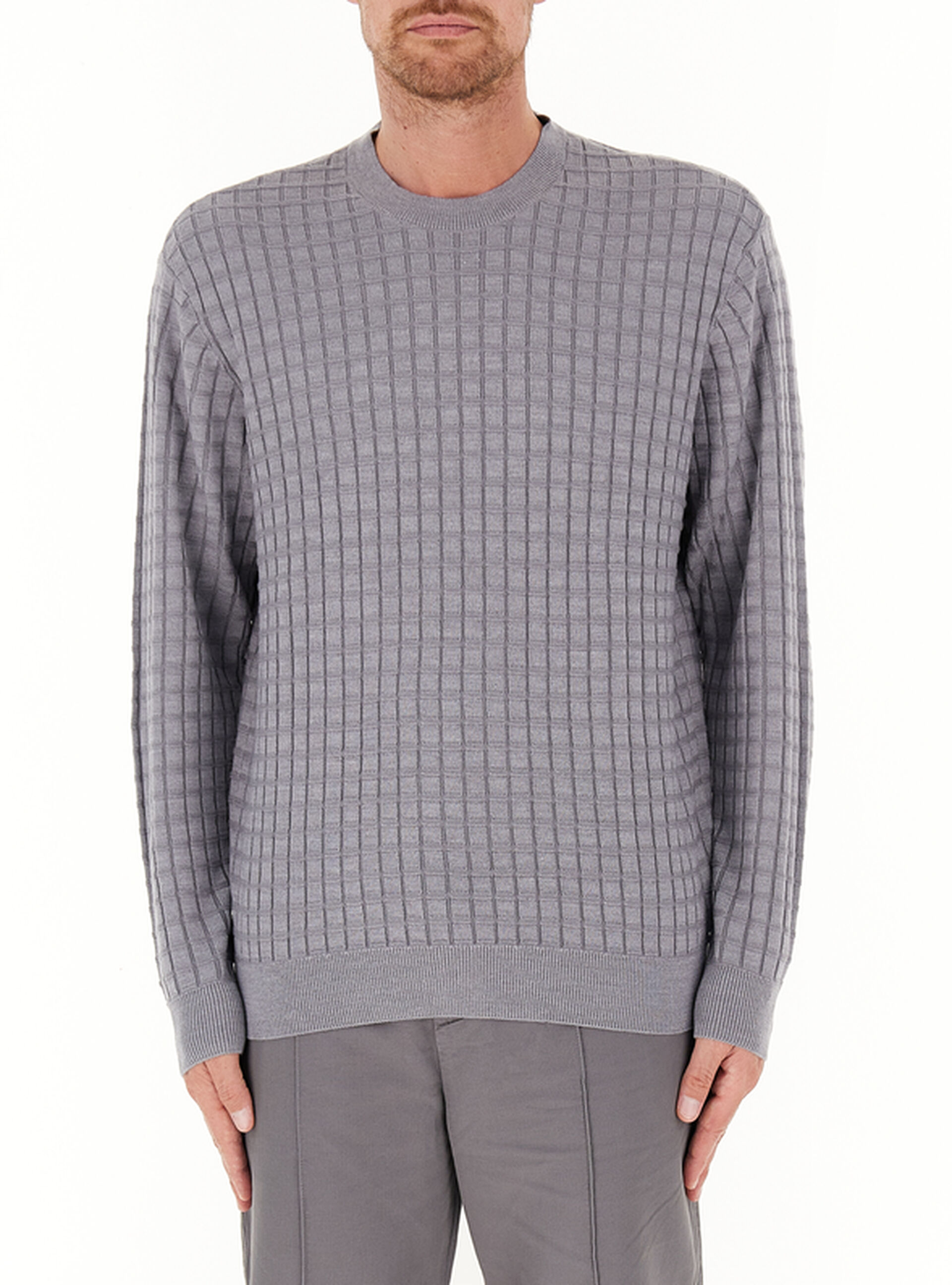 Maglione girocollo GRIGIO