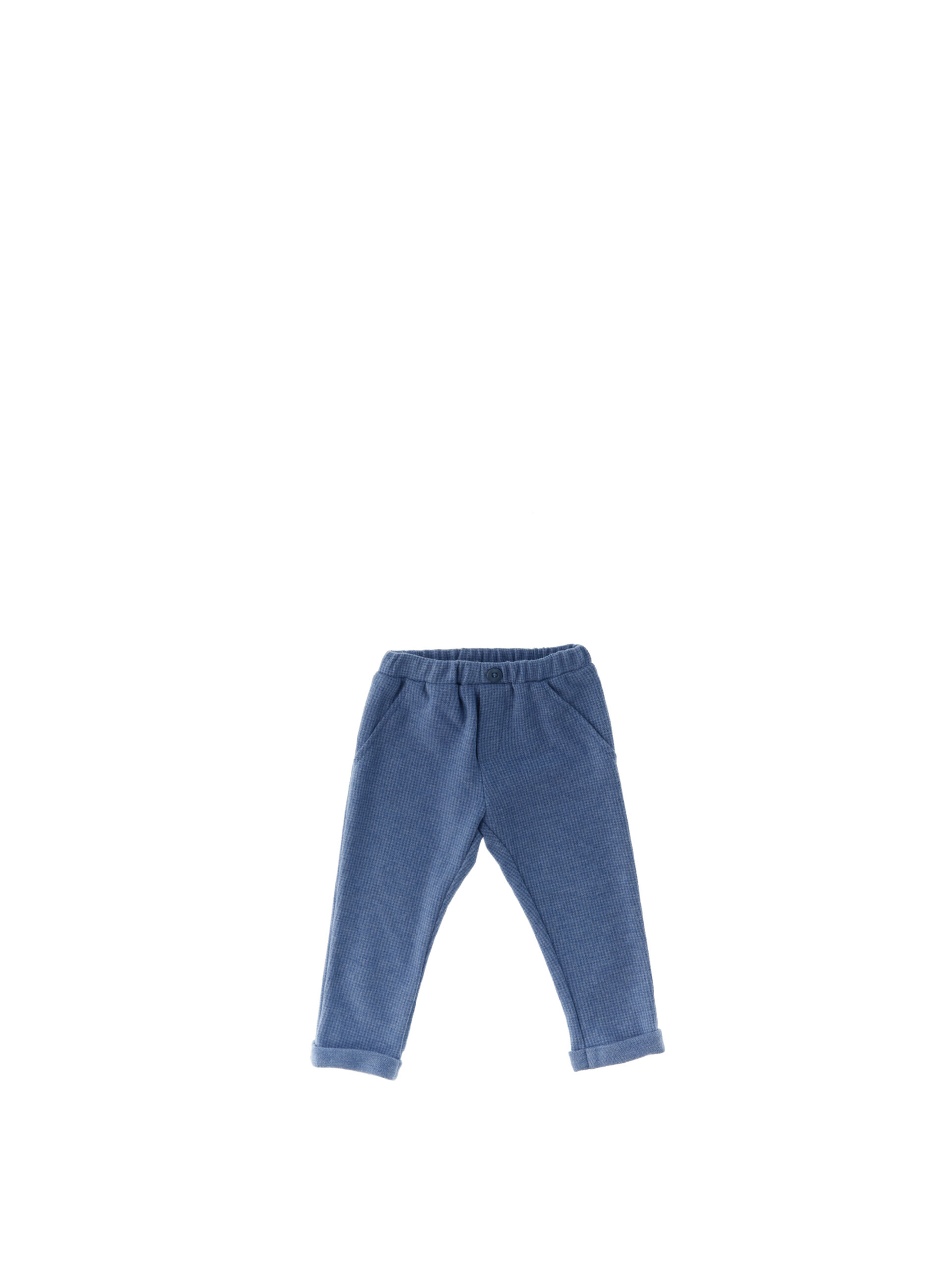 Pantalone misto cotone BLU CHIARO