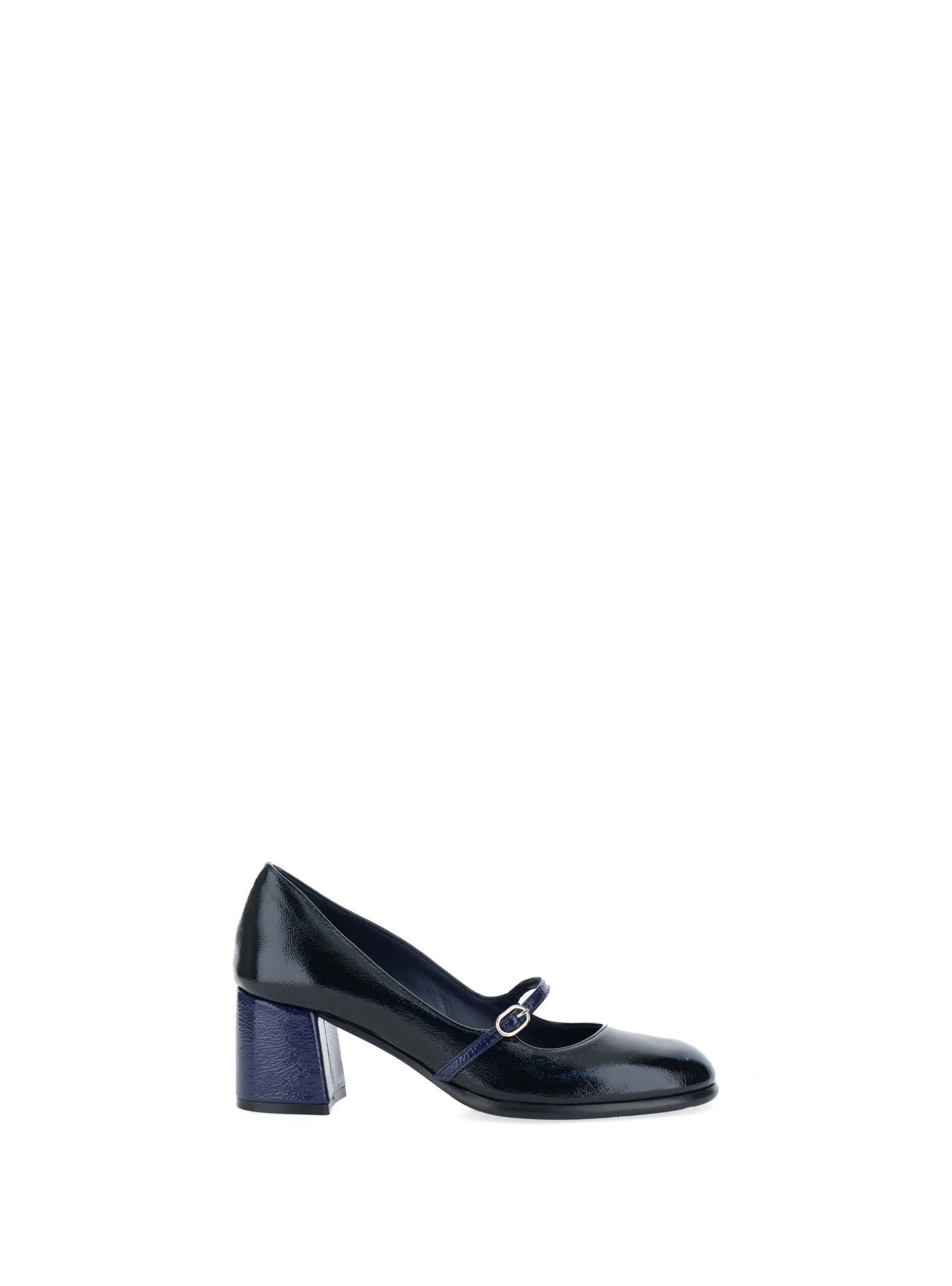 Décolleté pelle verniciata NERO 40