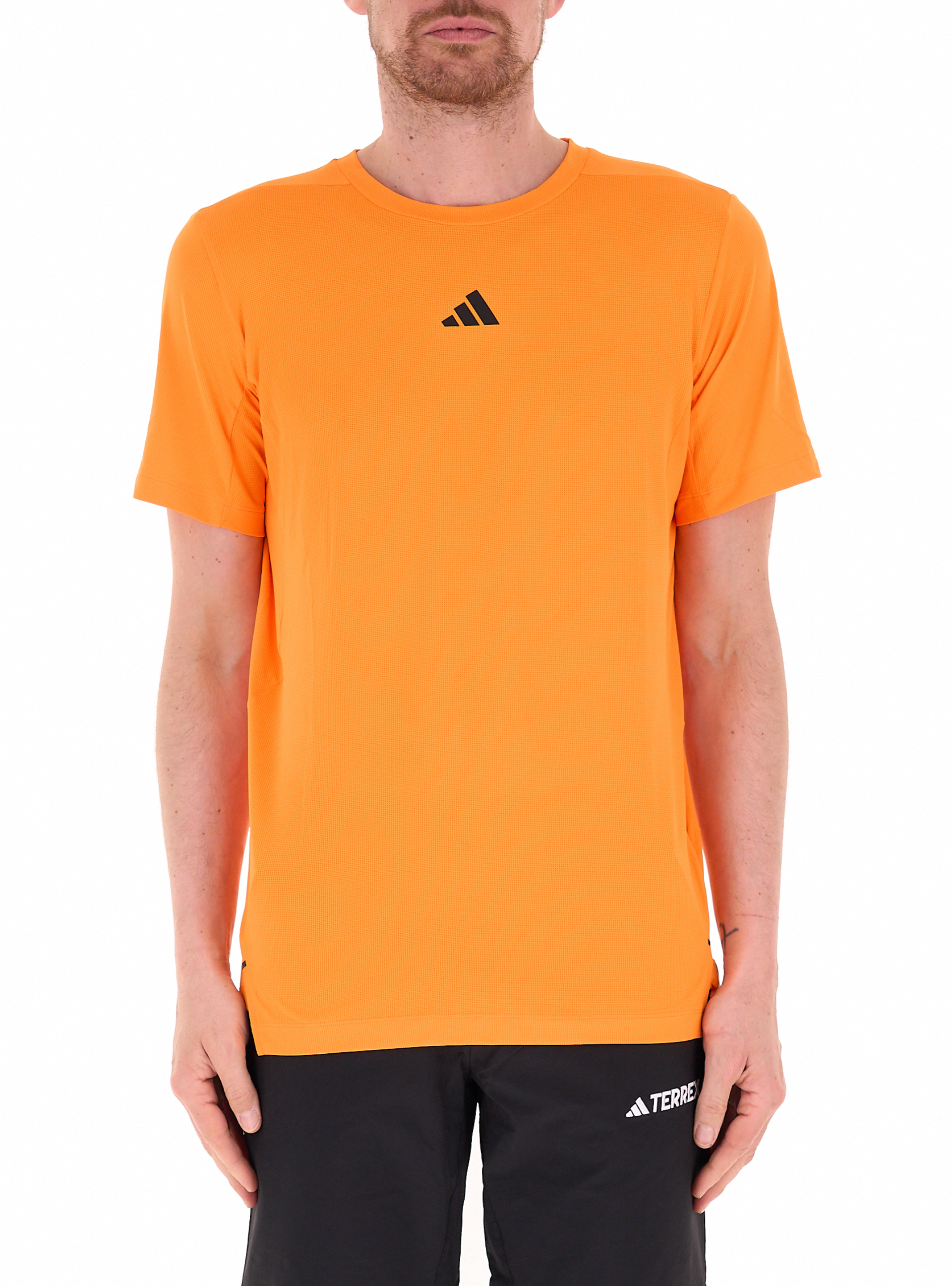 T-shirt girocollo ARANCIONE M