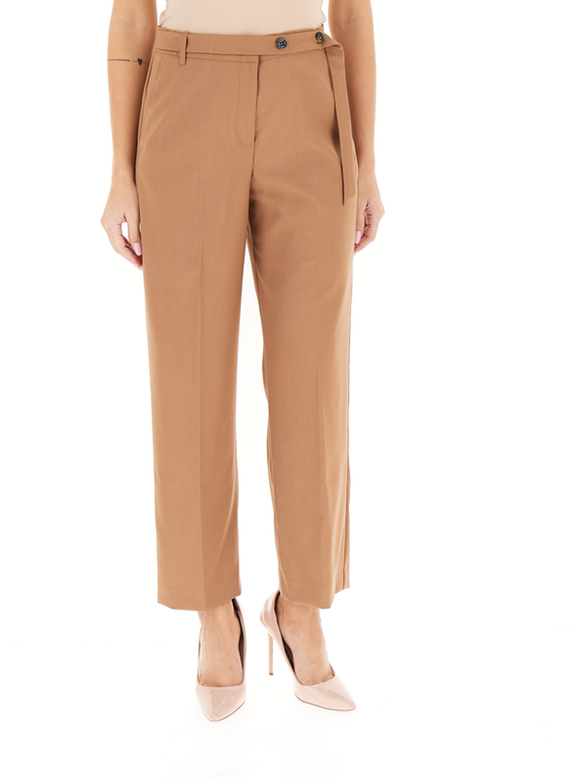 Pantalone misto viscosa CAMMELLO