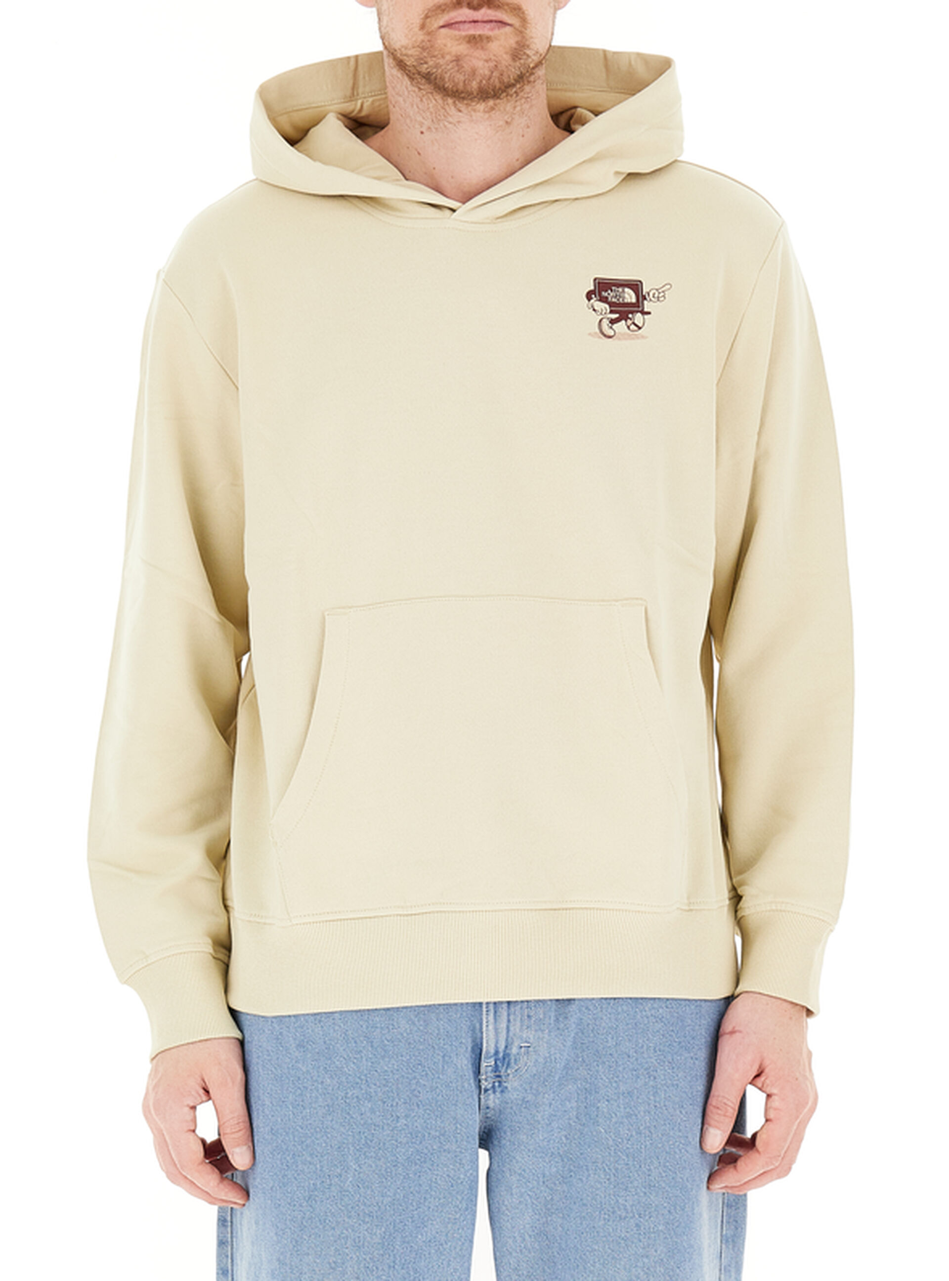 Felpa con cappuccio URBAN BEIGE S