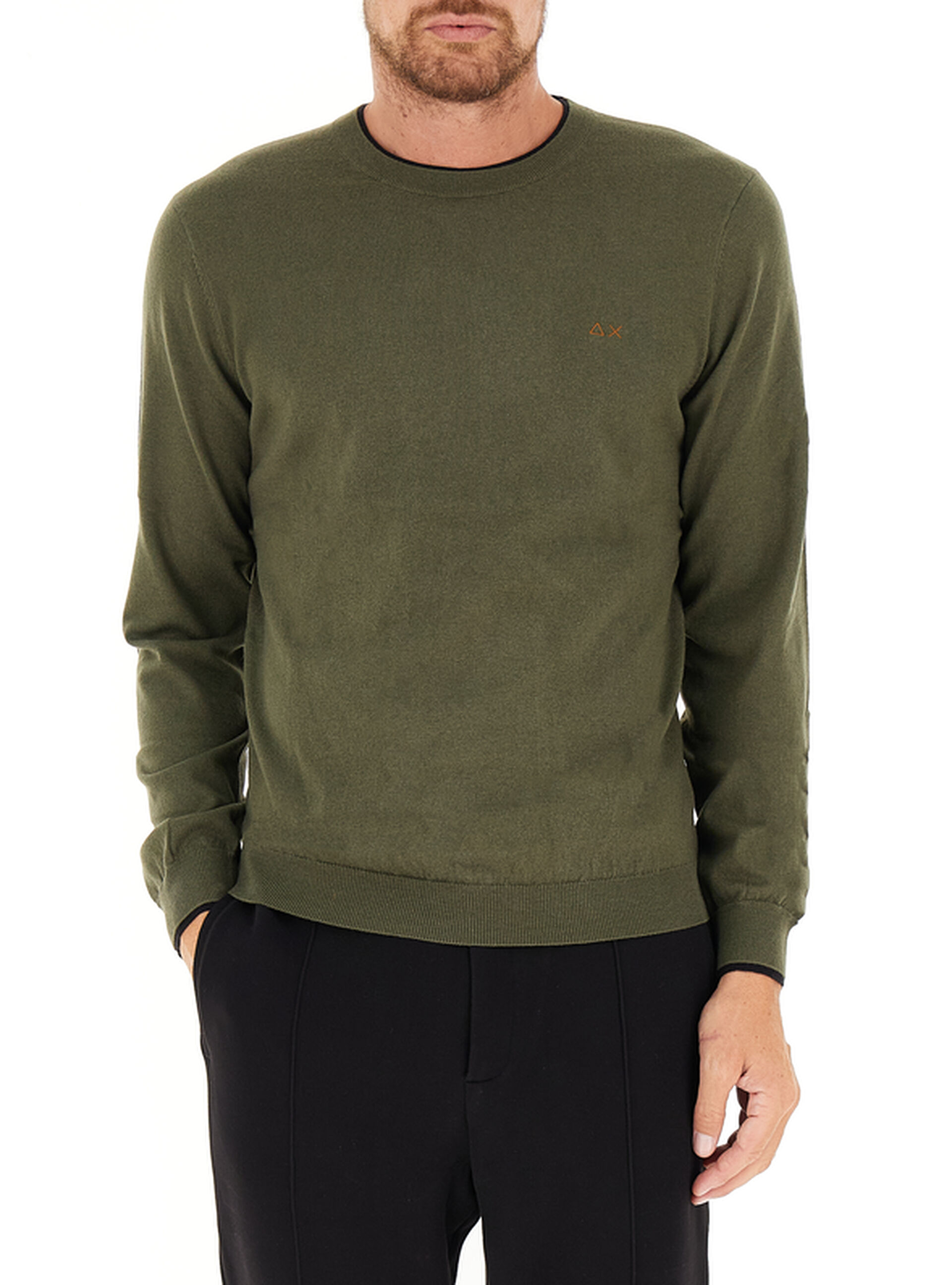 Maglia misto lana VERDE OLIVA
