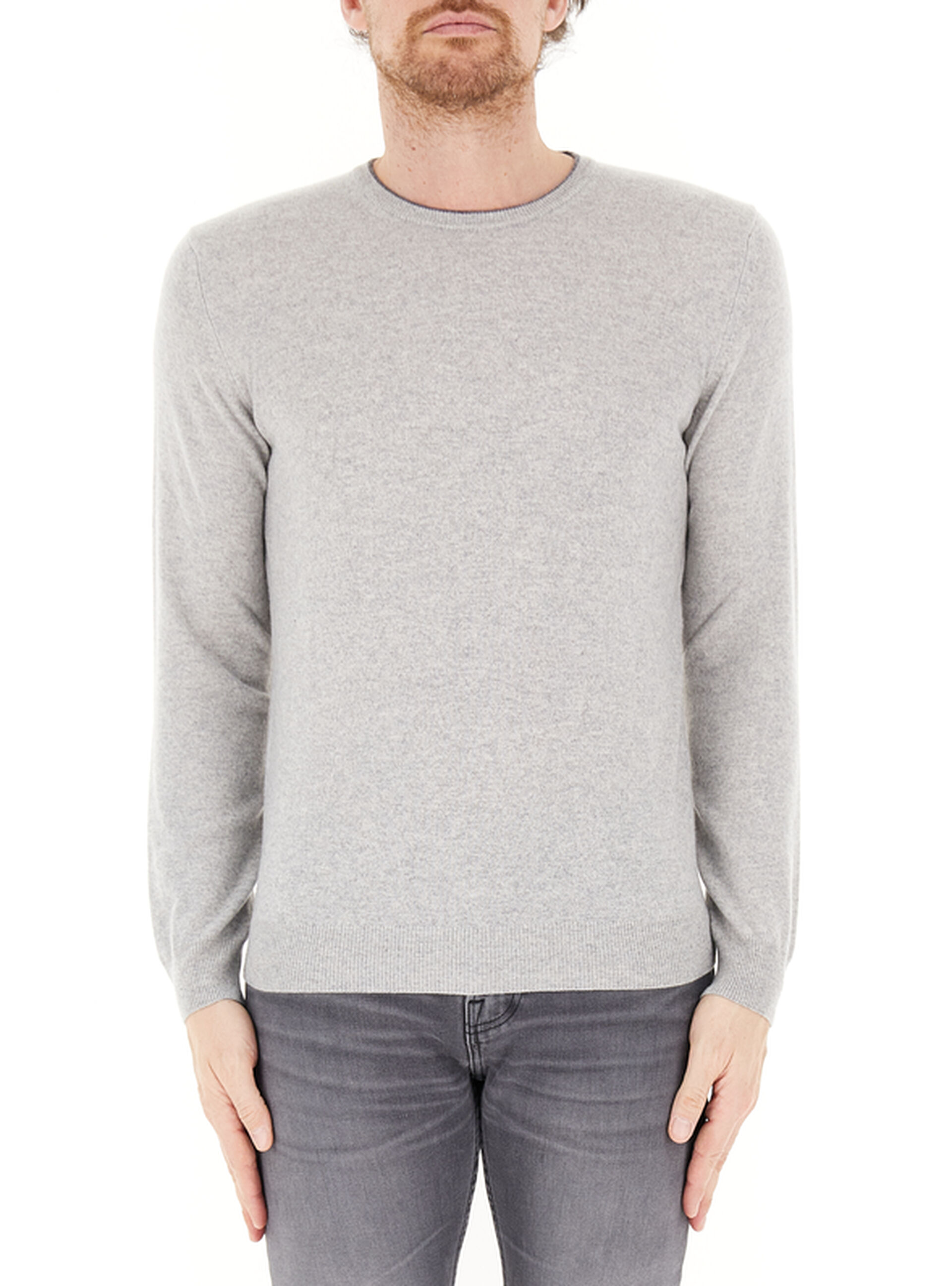 Maglione in lana GRIGIO CHIARO 56