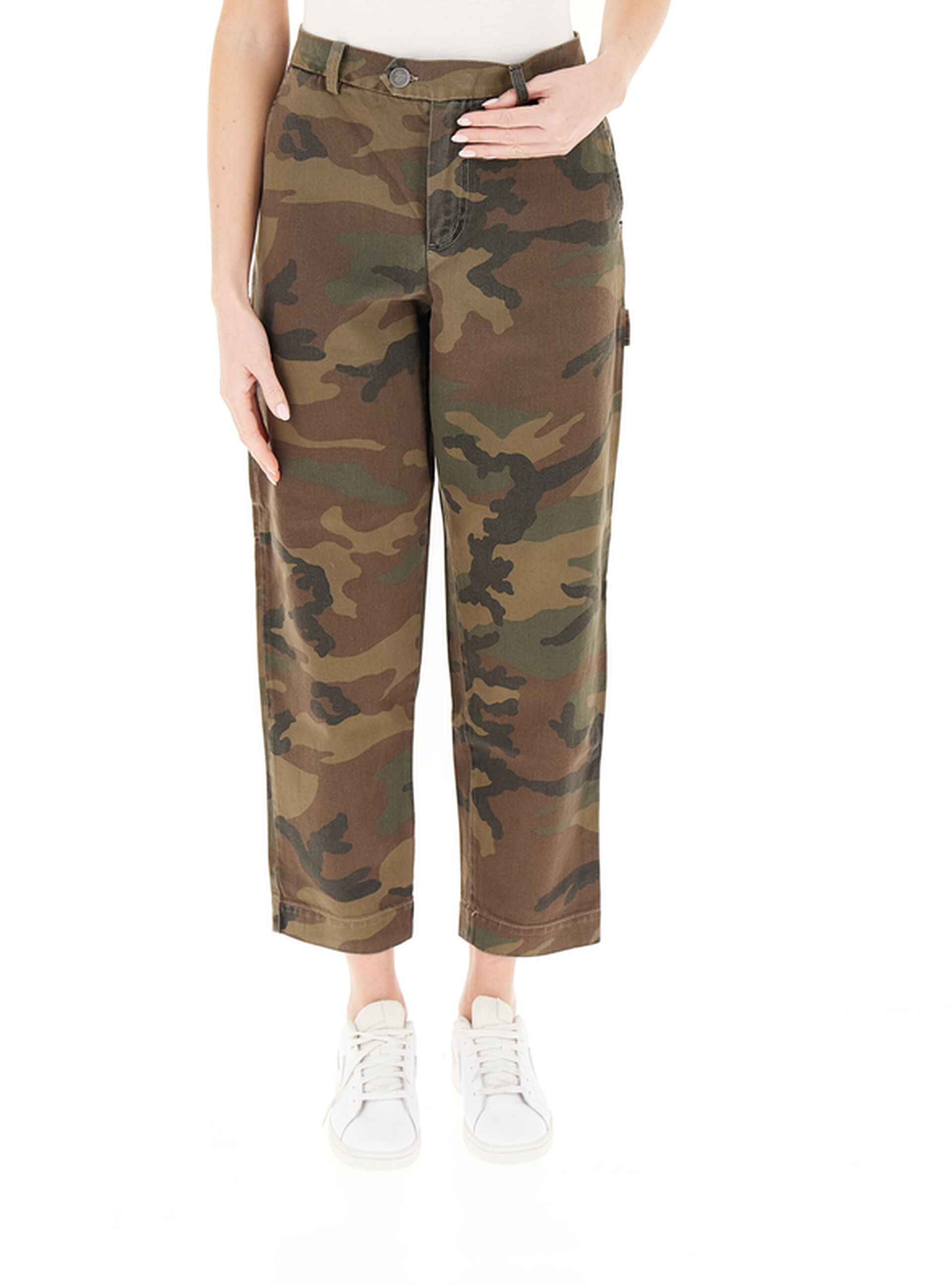 Pantalone cargo VERDE MILITARE