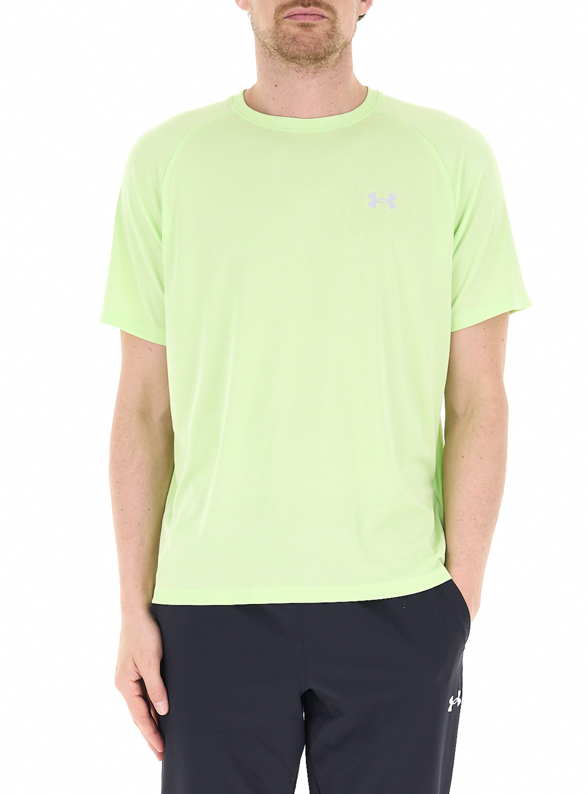 T-shirt tessuto tecnico VERDE FLUO LG