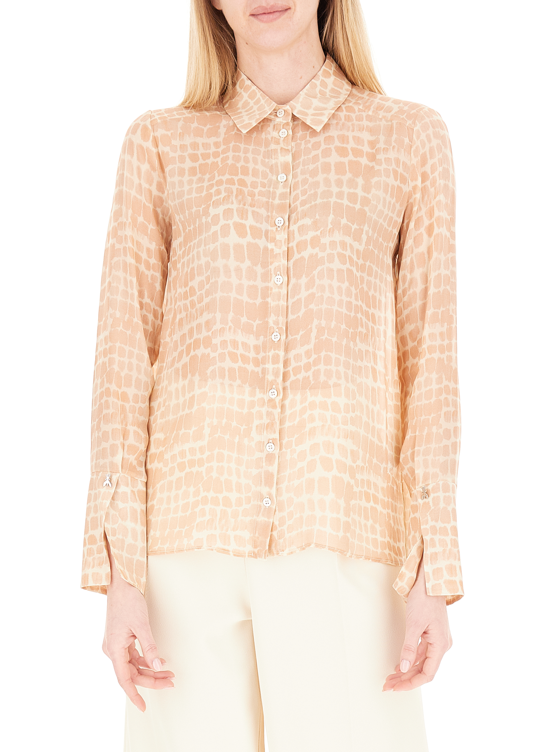 Camicia in viscosa ROSA CARNE 42
