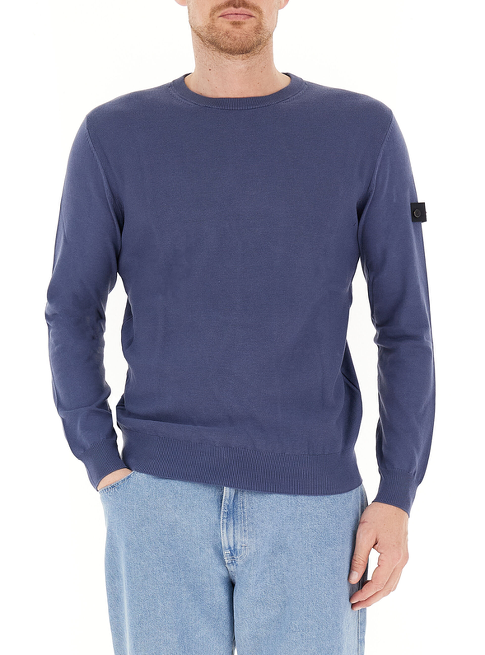 PEUTEREY Maglia girocollo BLU AVIO