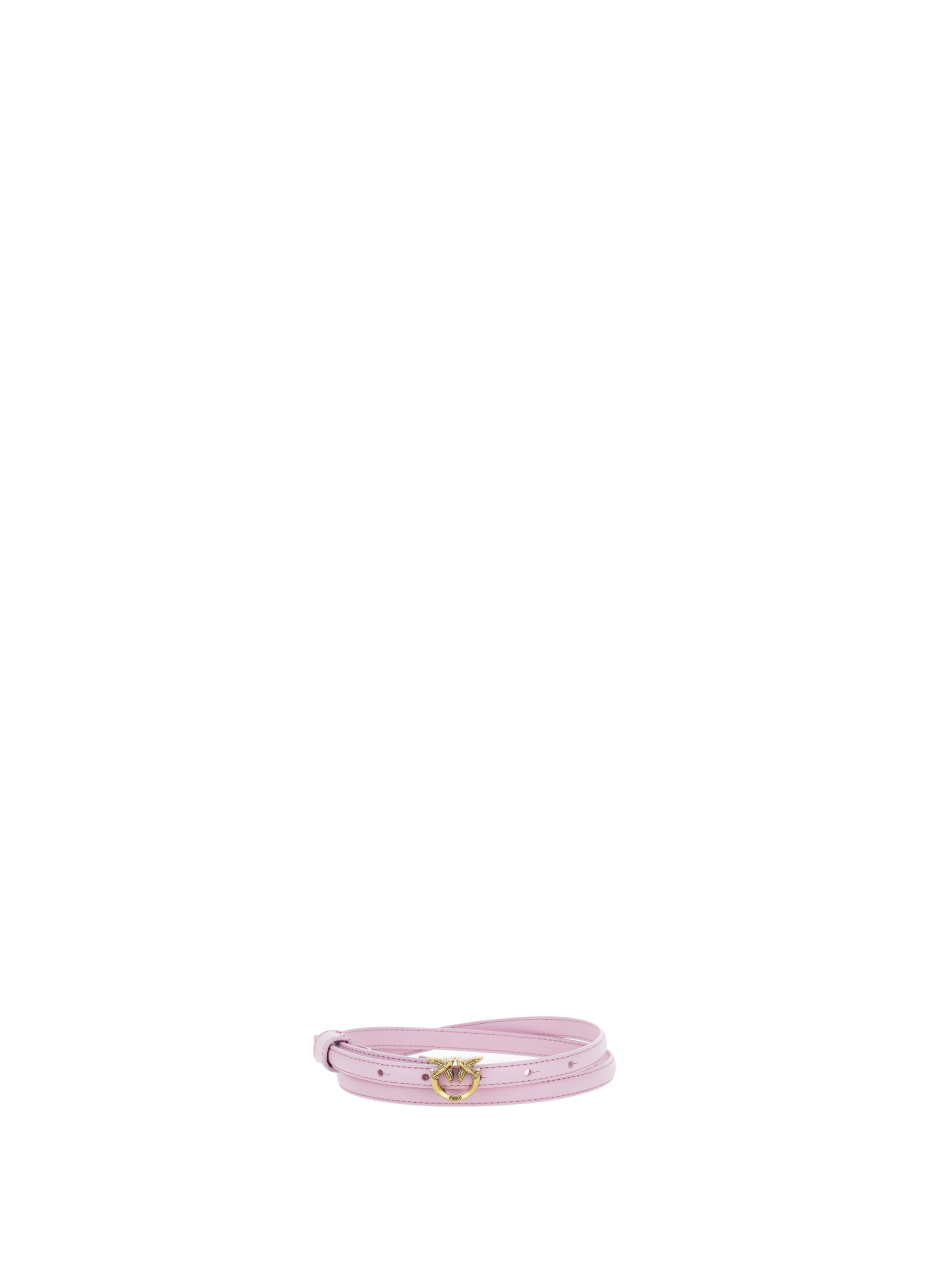 Pinko Cintura in pelle BAG ROSA S