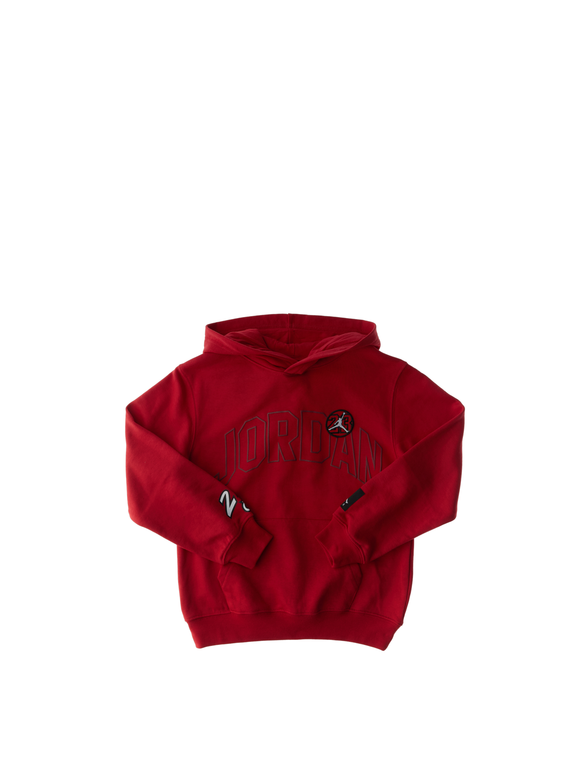 Felpa con cappuccio JORDAN ROSSO
